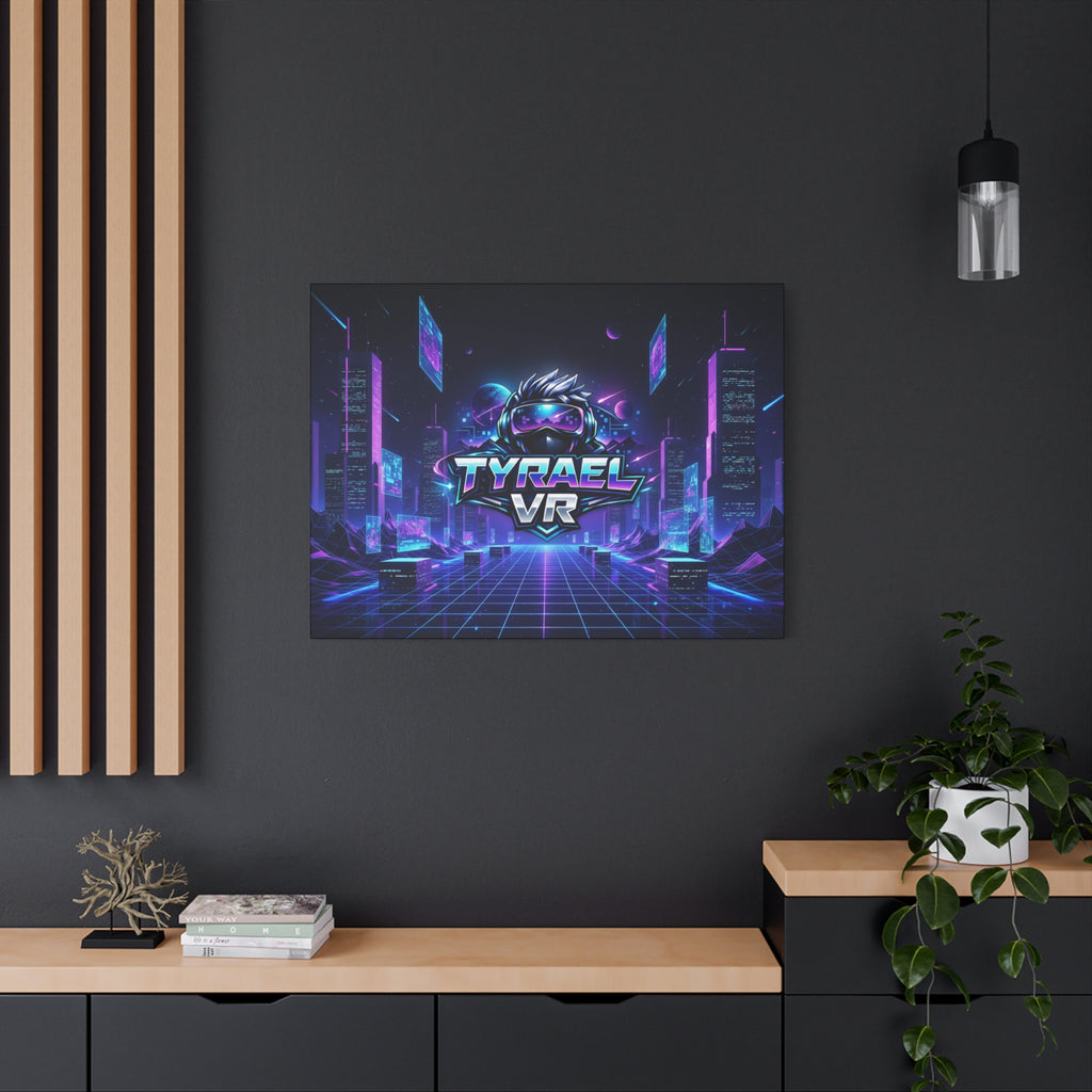 Tyrael VR Retro Futuristic Canvas Print