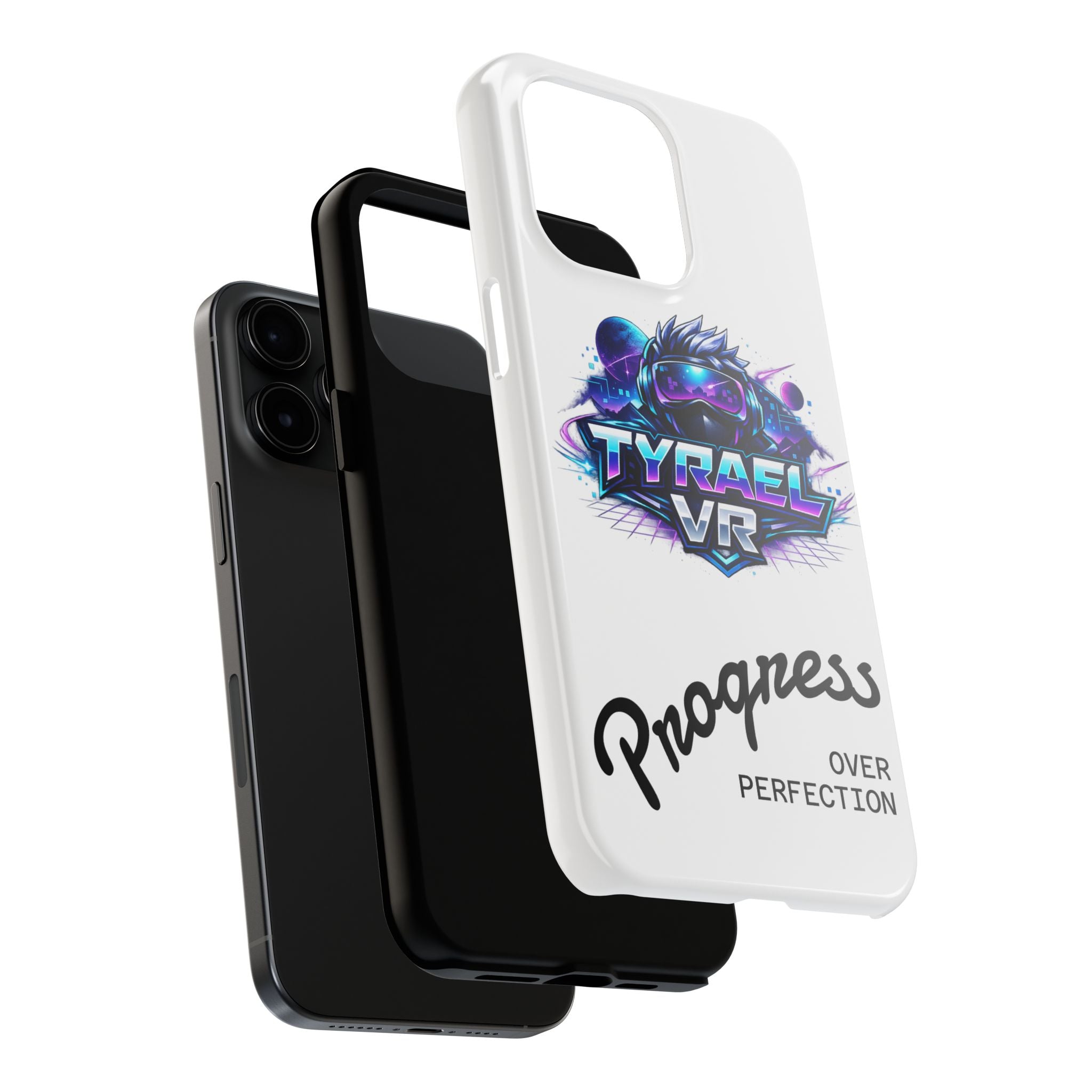 Tyrael VR Tough Phone Case — 'Progress Over Perfection' Gamer Protective Case