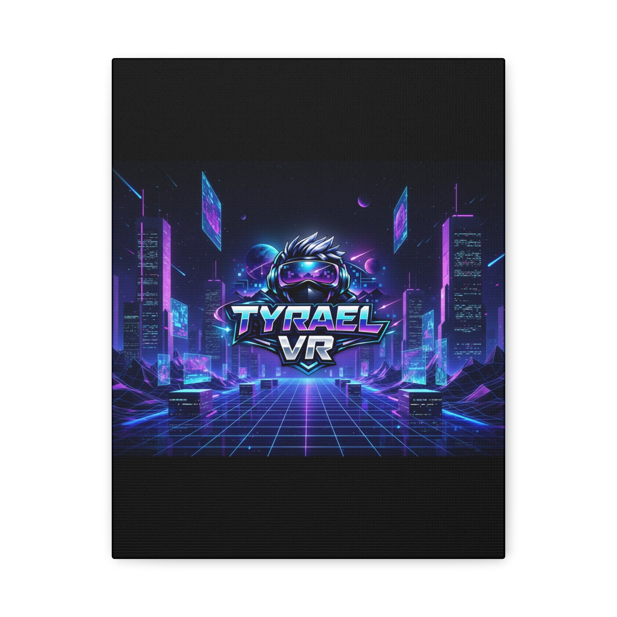 Tyrael VR Retro Futuristic Canvas Print