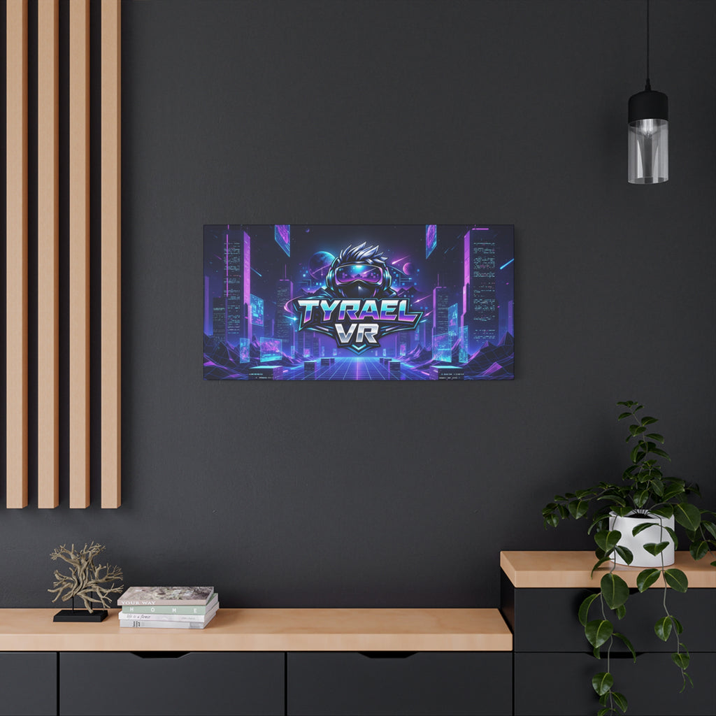 Tyrael VR Retro Futuristic Canvas Print