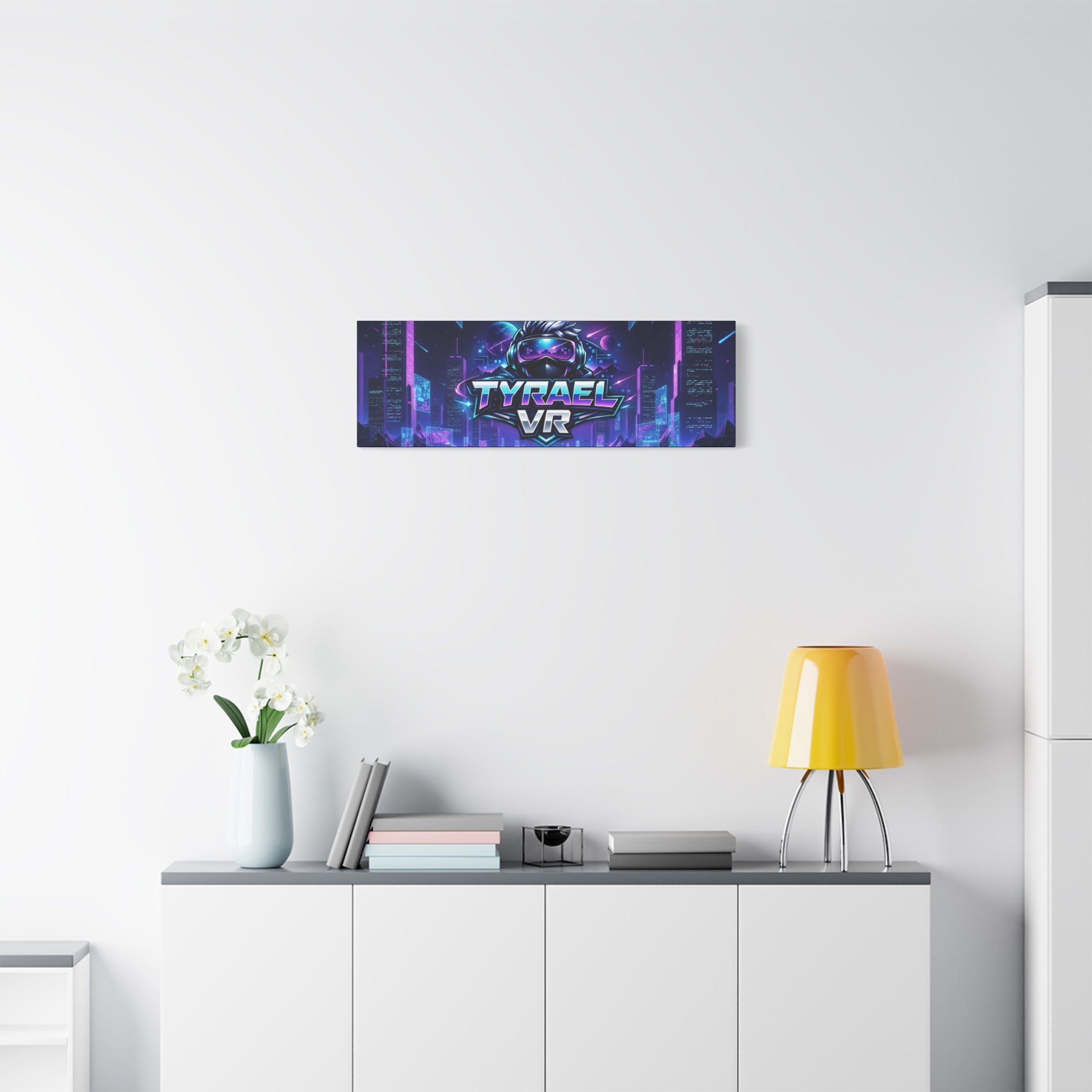 Tyrael VR Retro Futuristic Canvas Print