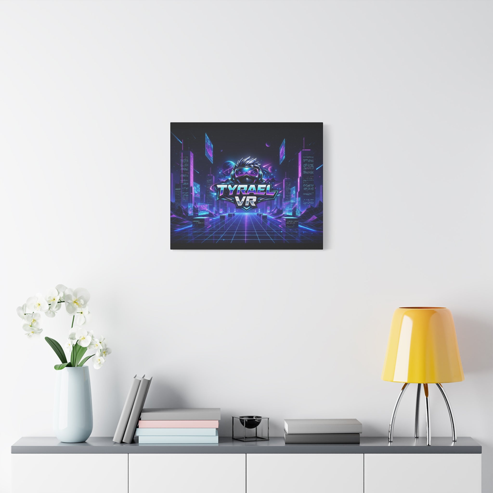Tyrael VR Retro Futuristic Canvas Print