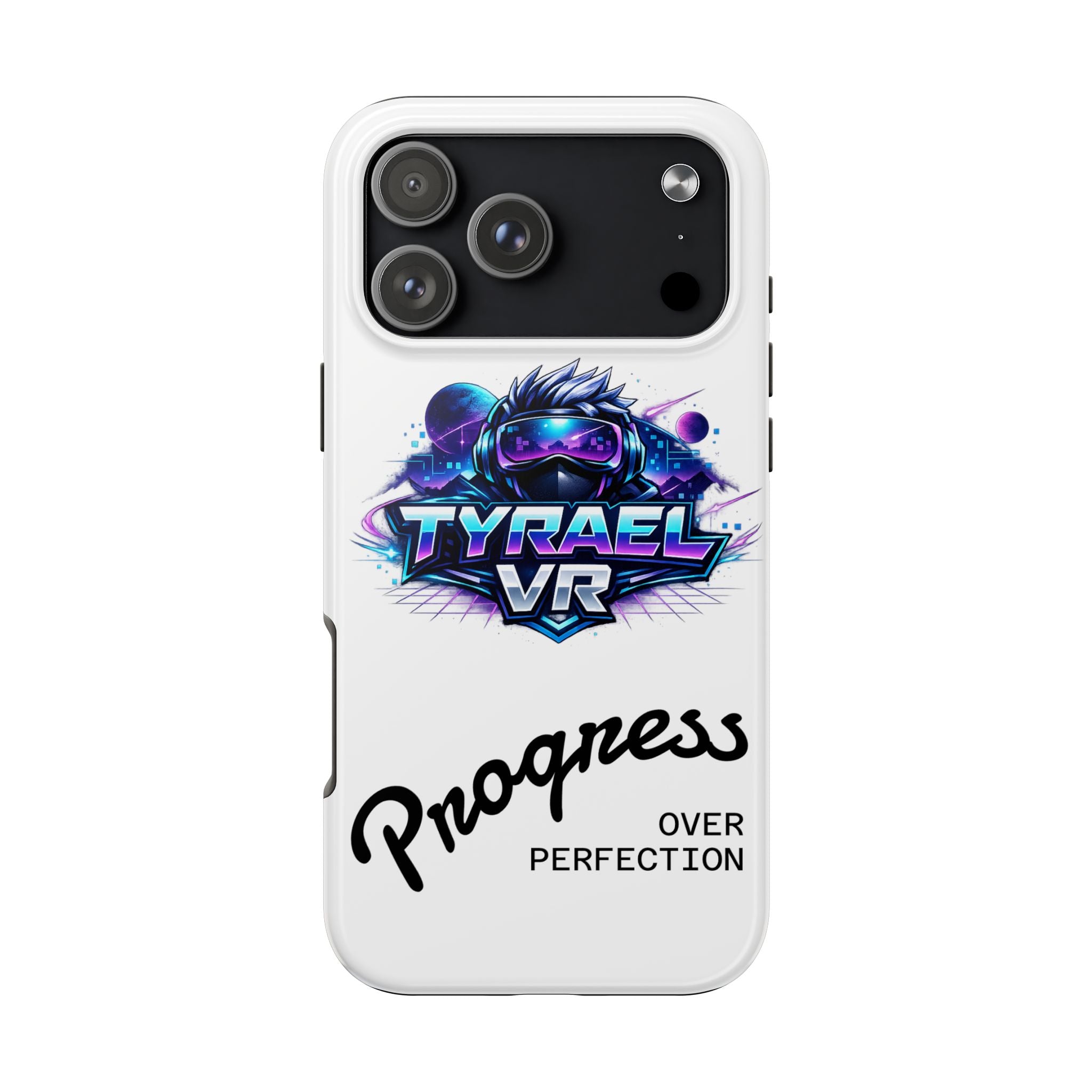 Tyrael VR Tough Phone Case — 'Progress Over Perfection' Gamer Protective Case
