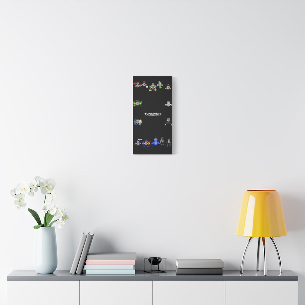 TyraelVR Gamer Mascot Canvas Print — Stretched Matte Wall Art