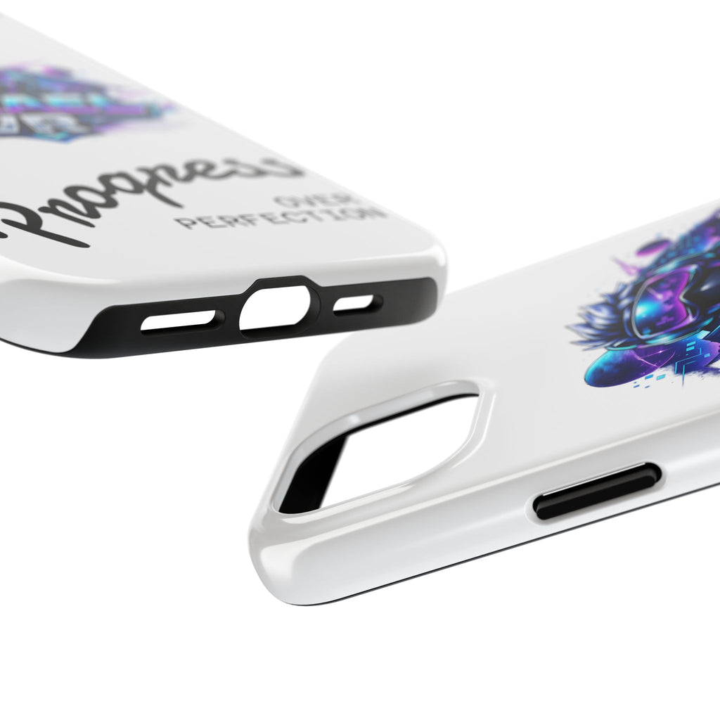Tyrael VR Tough Phone Case — 'Progress Over Perfection' Gamer Protective Case
