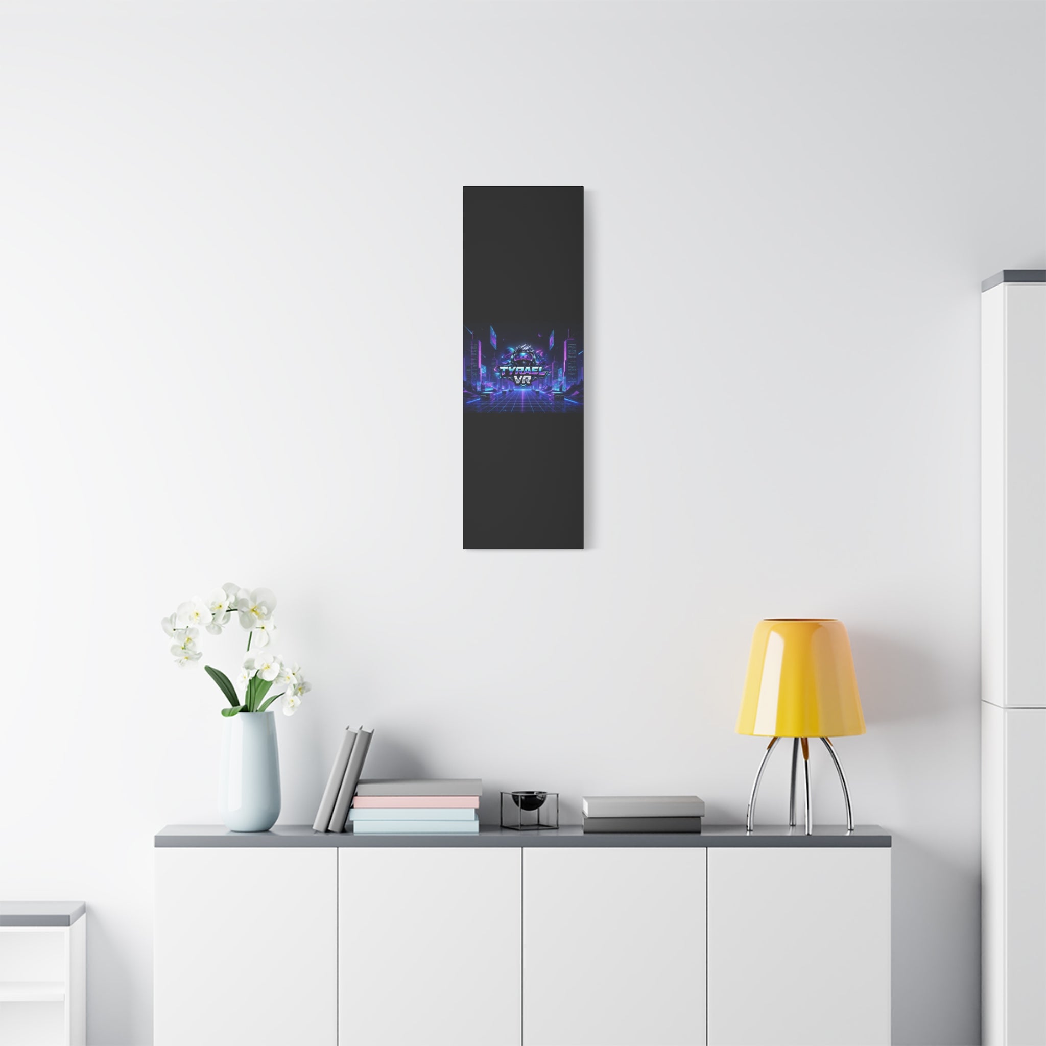 Tyrael VR Retro Futuristic Canvas Print