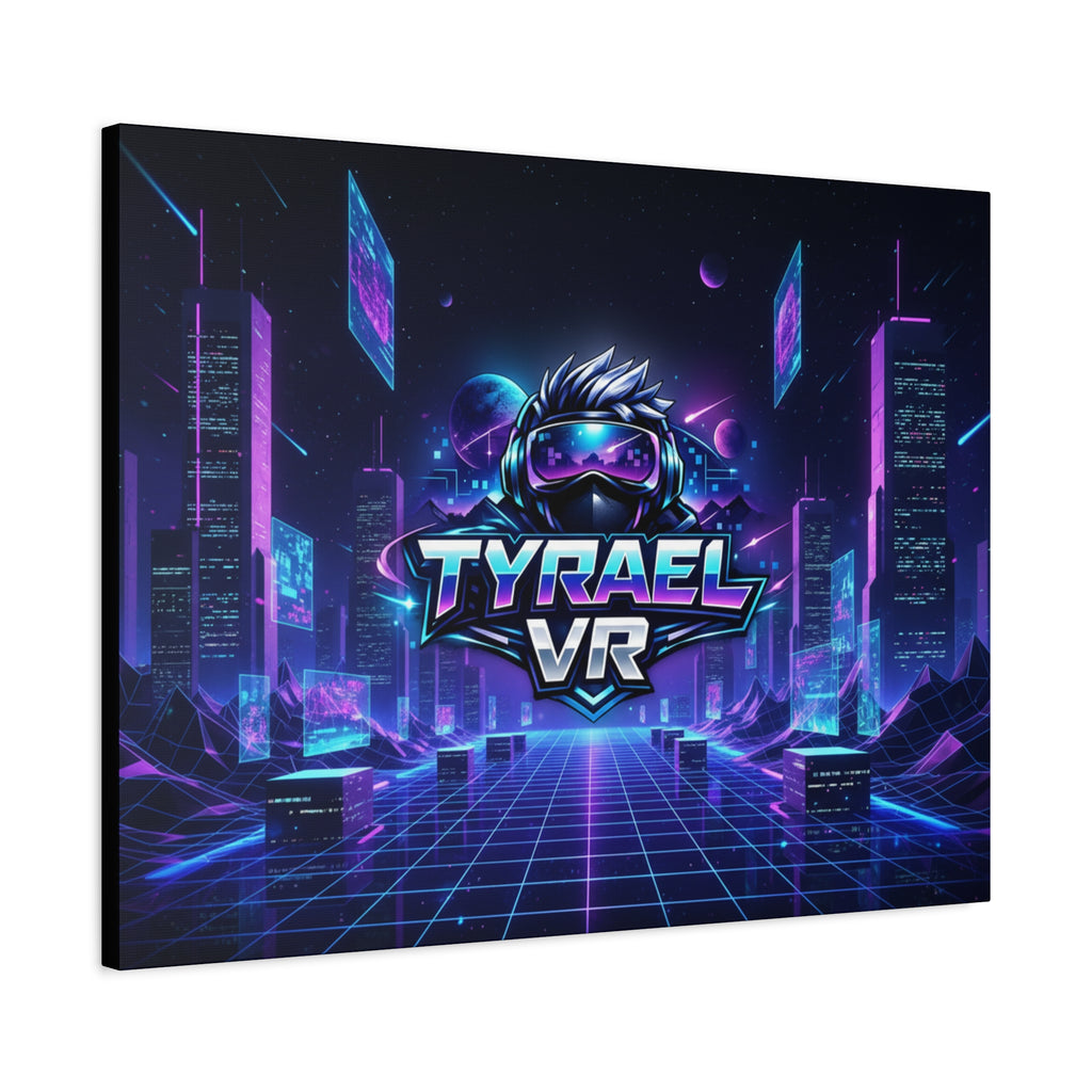 Tyrael VR Retro Futuristic Canvas Print