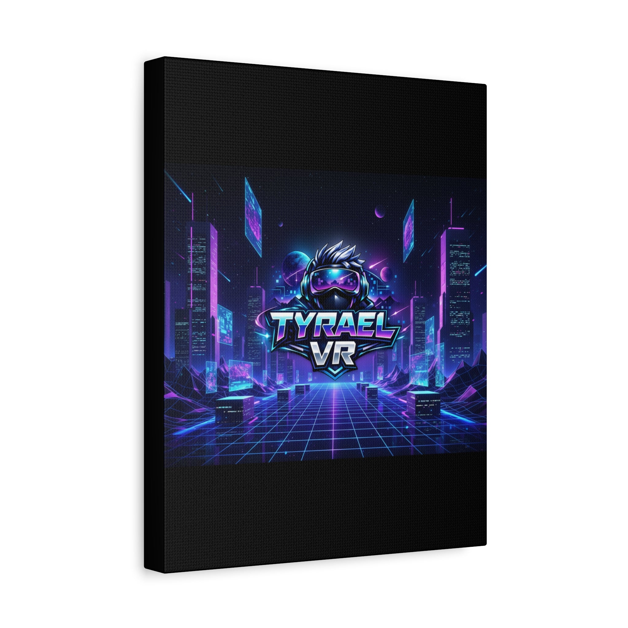 Tyrael VR Retro Futuristic Canvas Print