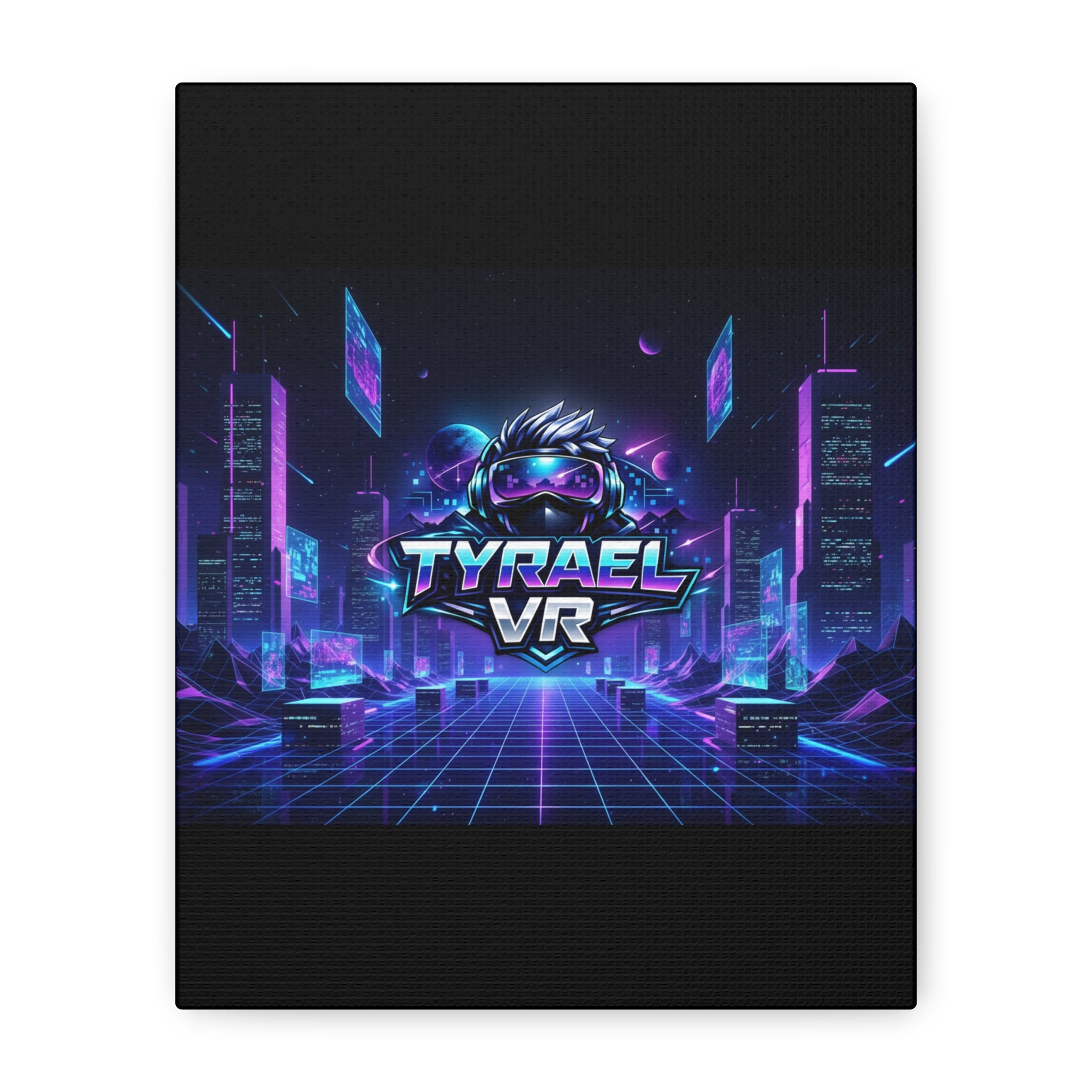 Tyrael VR Retro Futuristic Canvas Print