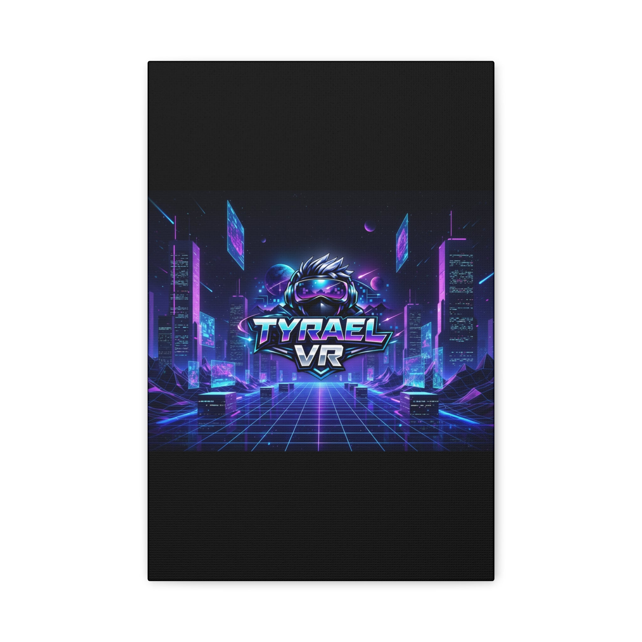Tyrael VR Retro Futuristic Canvas Print