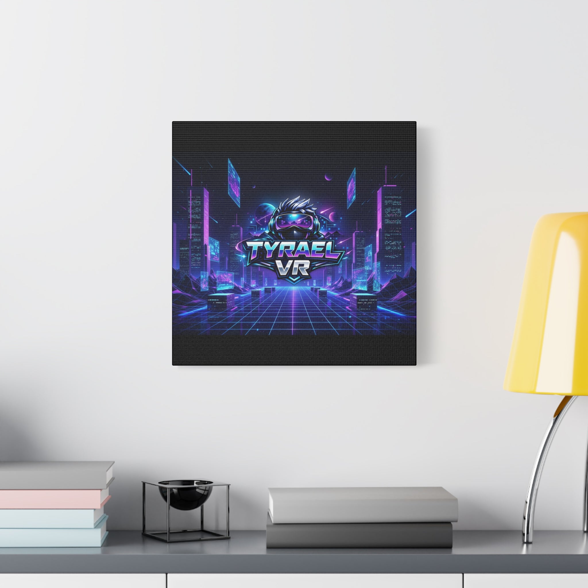 Tyrael VR Retro Futuristic Canvas Print