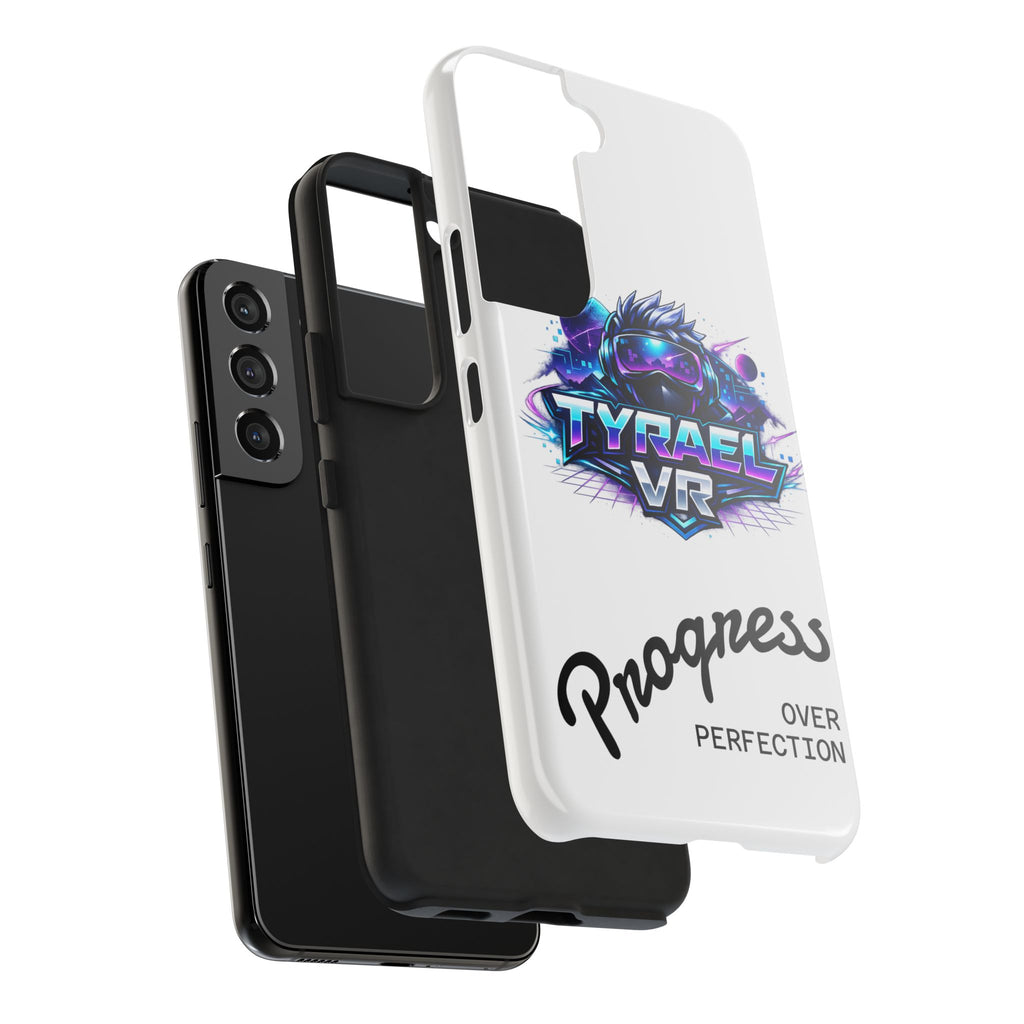 Tyrael VR Tough Phone Case — 'Progress Over Perfection' Gamer Protective Case