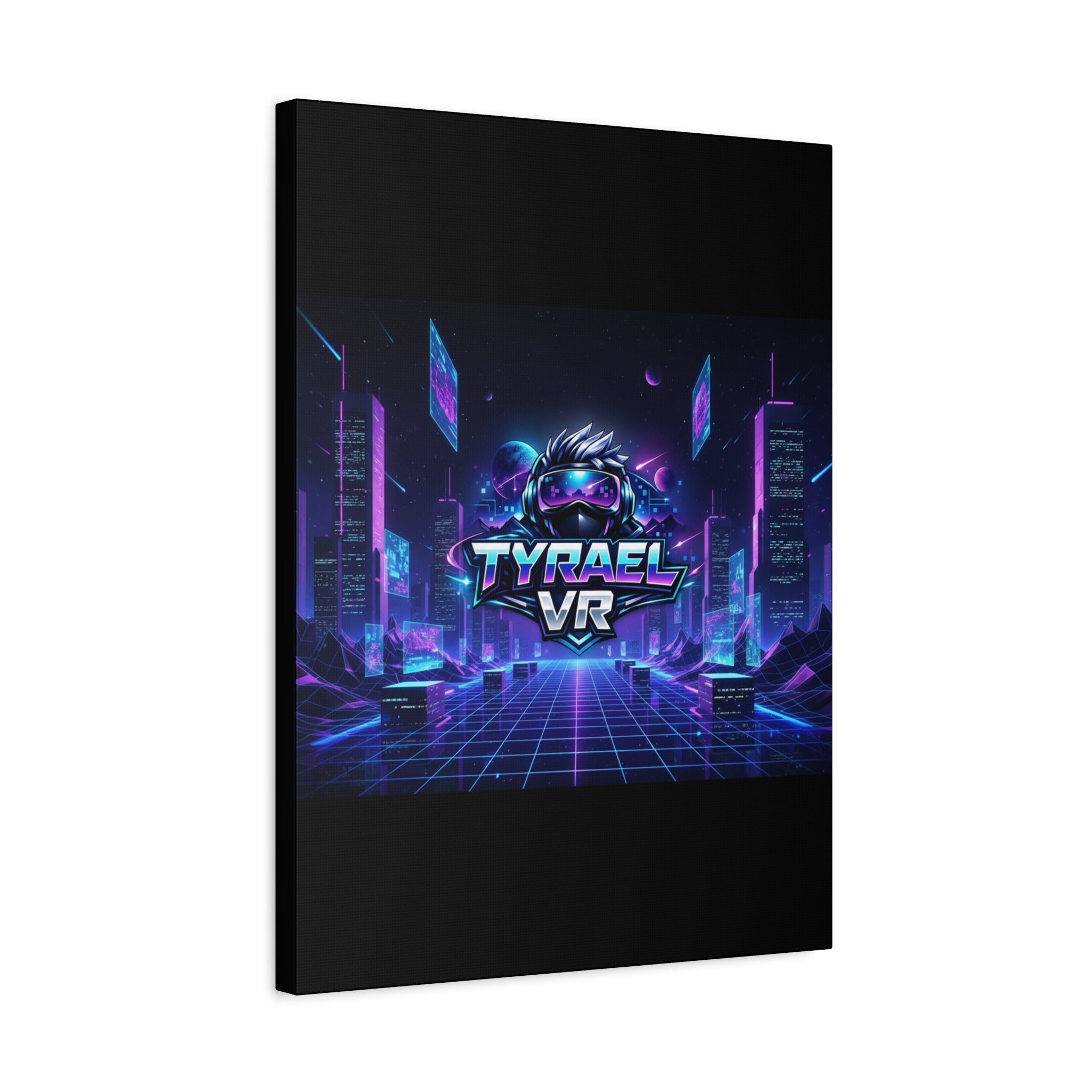 Tyrael VR Retro Futuristic Canvas Print