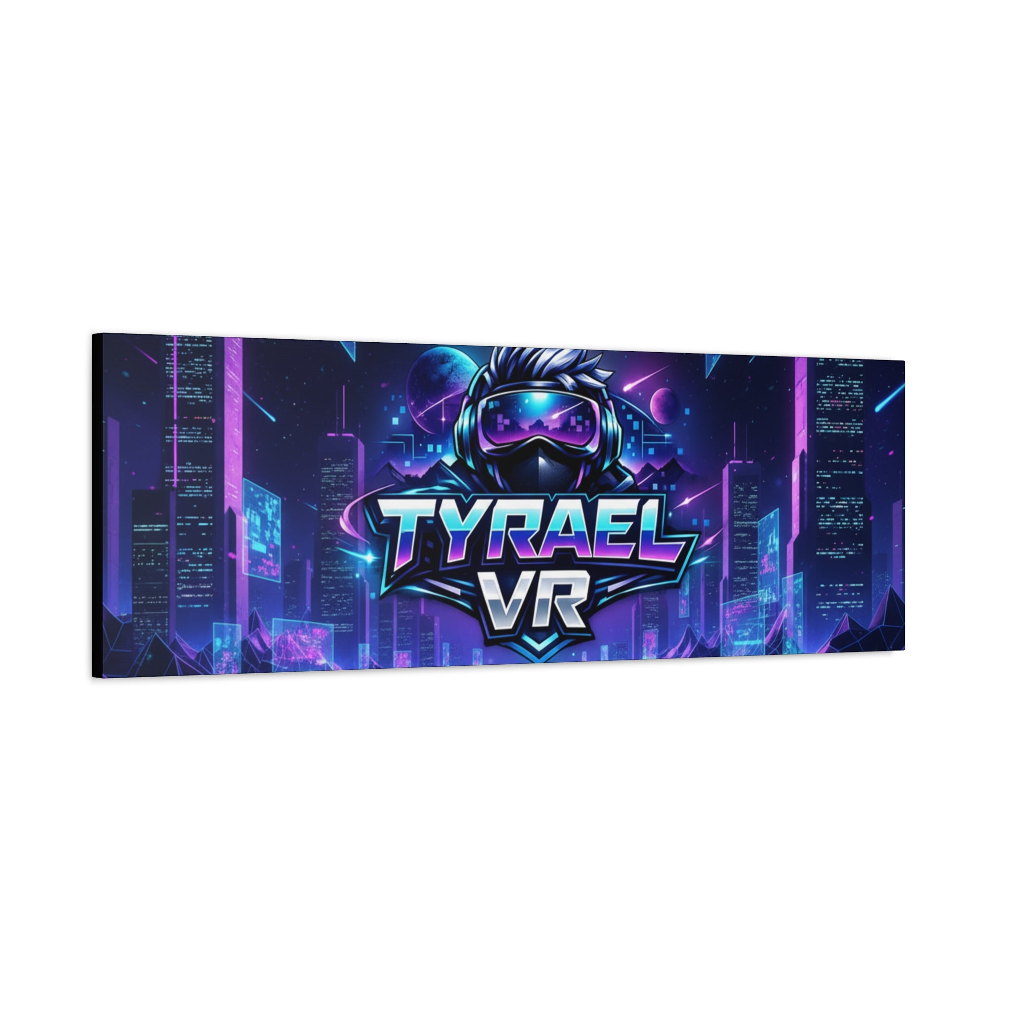 Tyrael VR Retro Futuristic Canvas Print