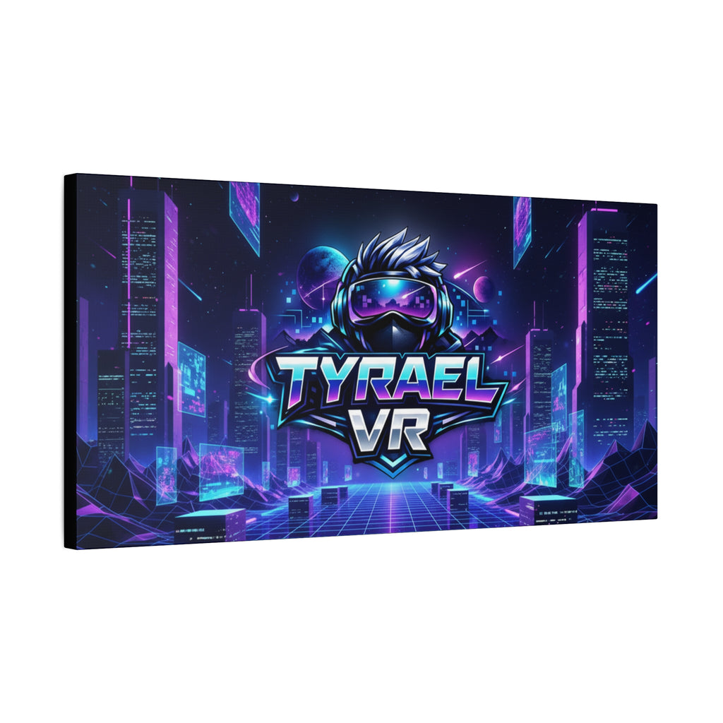 Tyrael VR Retro Futuristic Canvas Print