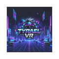 Tyrael VR Retro Futuristic Car Magnet — Neon Cyberpunk Gaming Logo