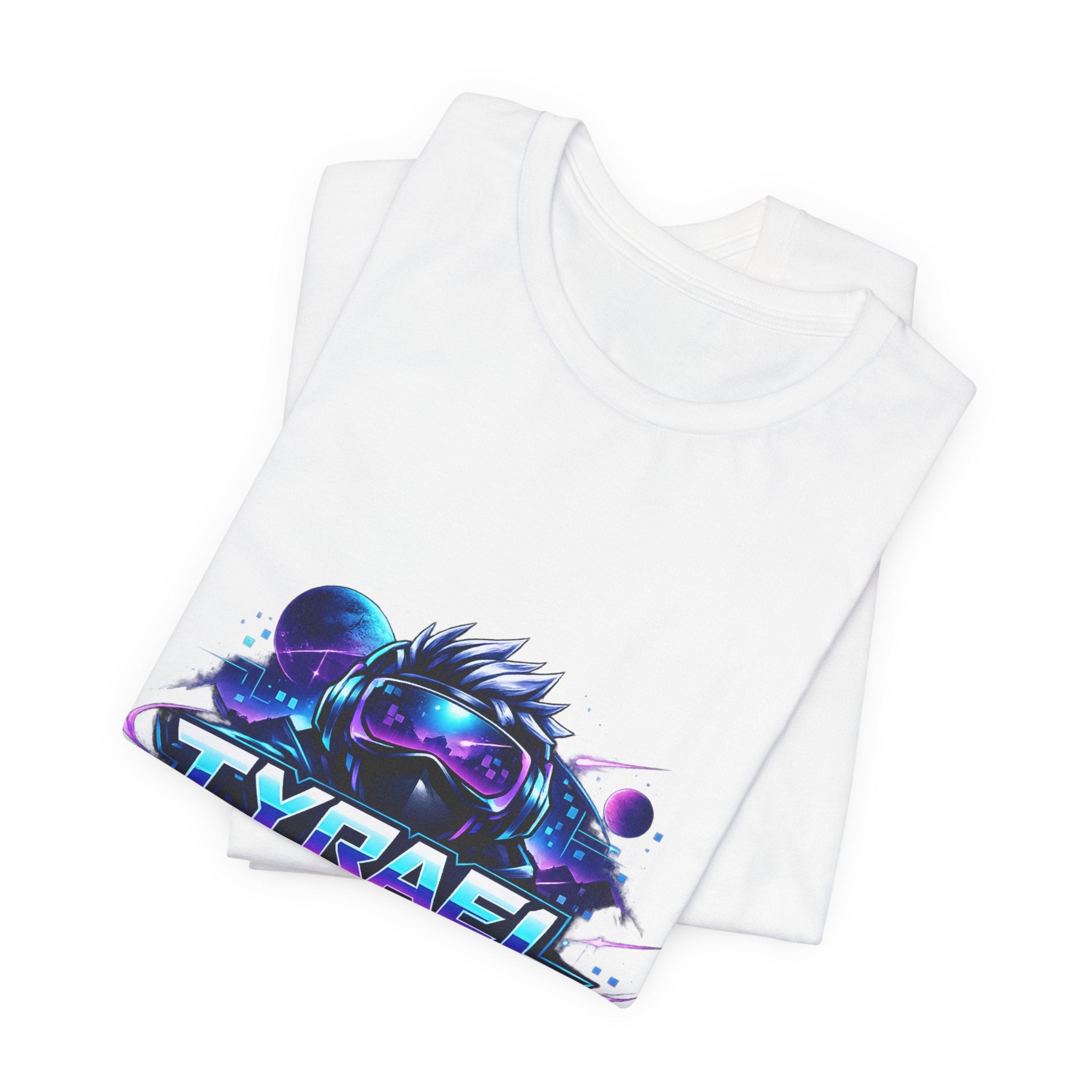 Tyrael VR Gamer T-Shirt — Retro Neon Virtual Reality Tee