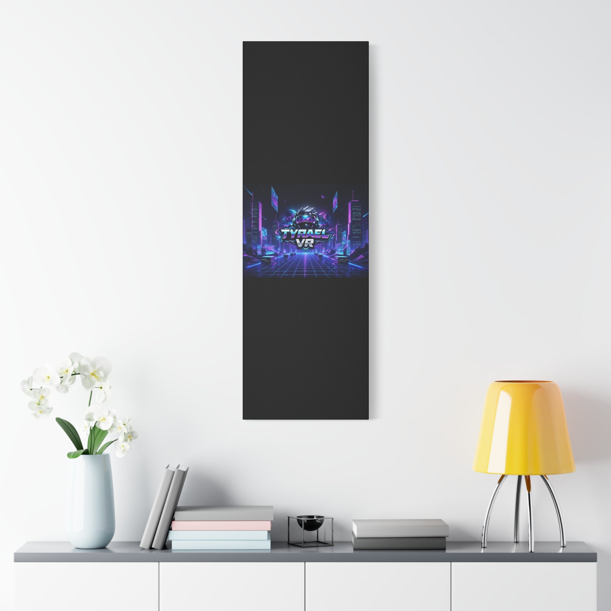Tyrael VR Retro Futuristic Canvas Print