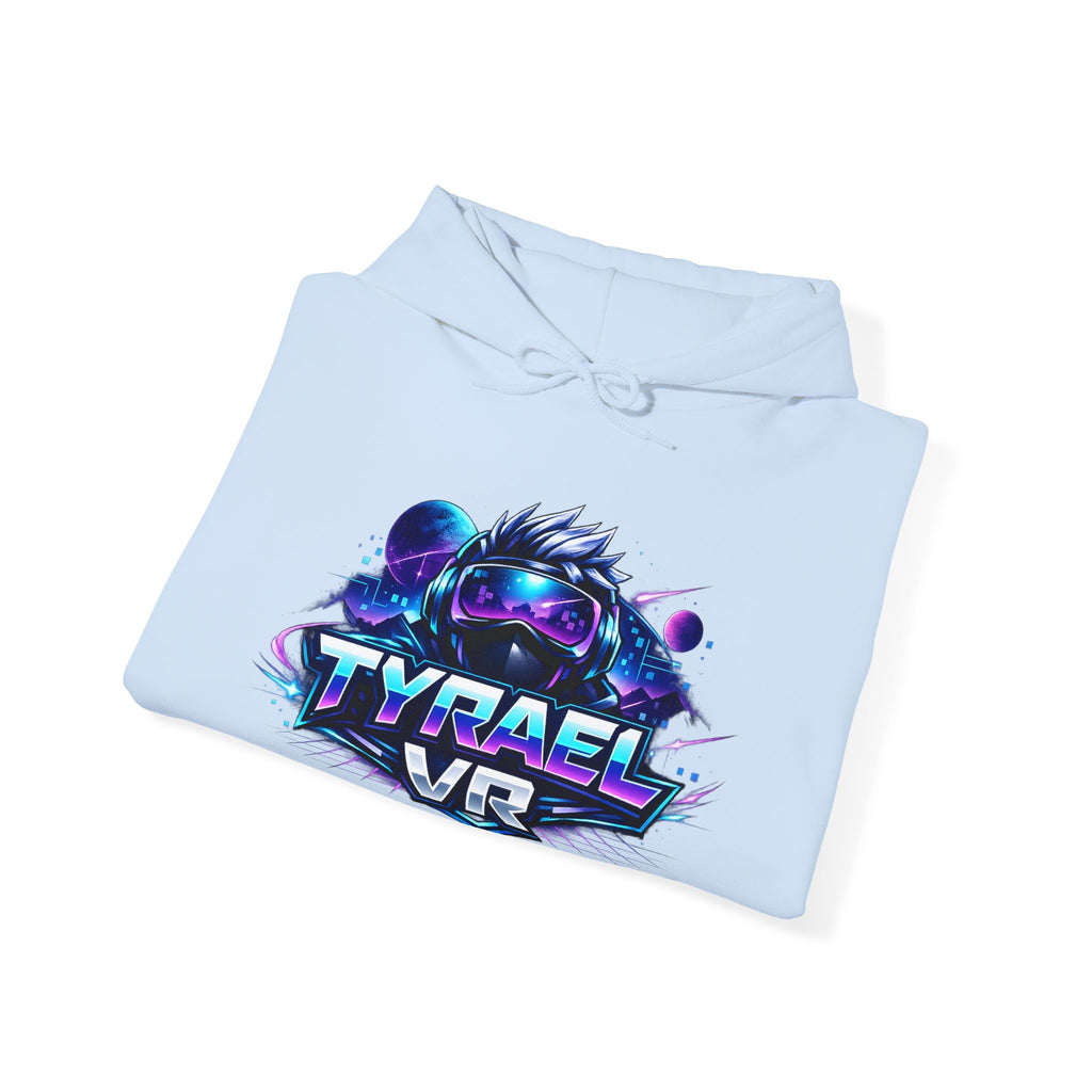 Tyrael VR Hoodie — Neon Cyber Gamer Logo Pullover