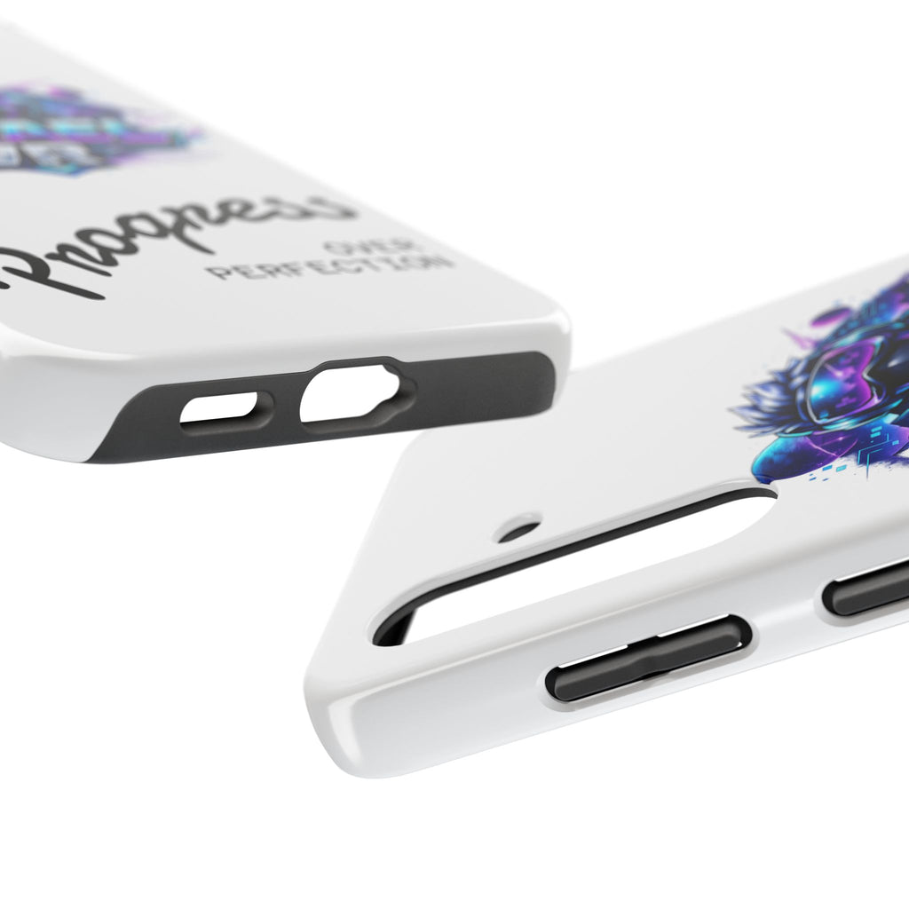Tyrael VR Tough Phone Case — 'Progress Over Perfection' Gamer Protective Case