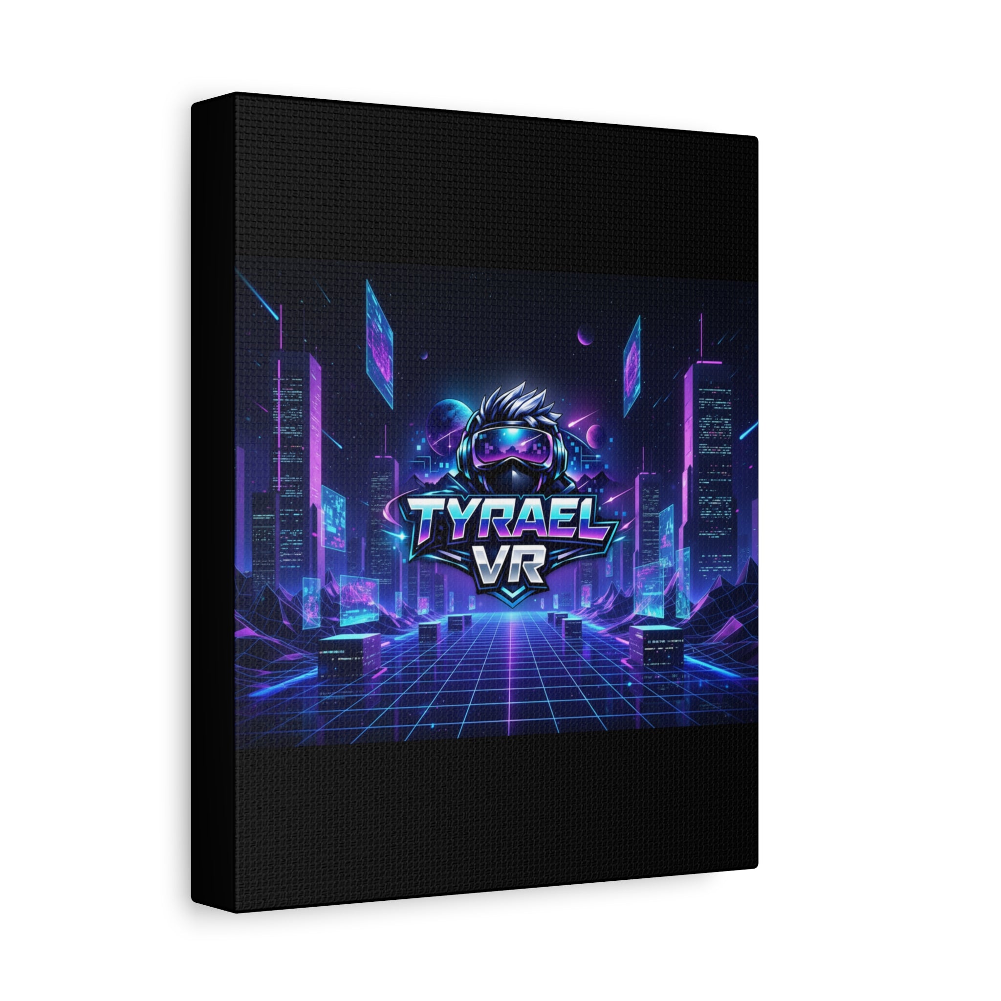 Tyrael VR Retro Futuristic Canvas Print