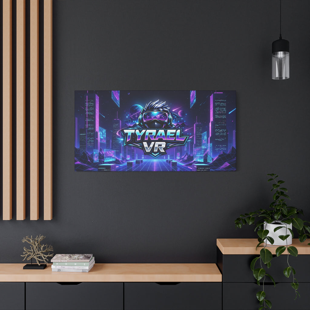 Tyrael VR Retro Futuristic Canvas Print