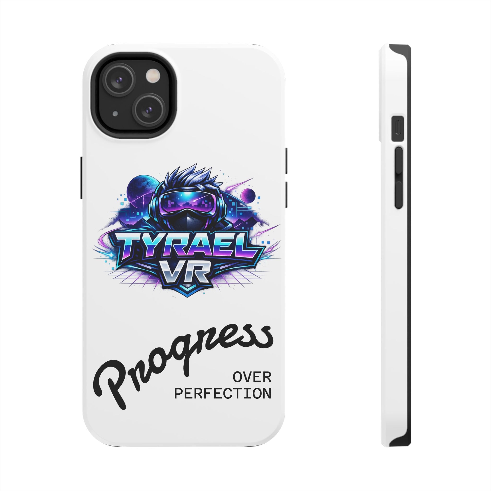 Tyrael VR Tough Phone Case — 'Progress Over Perfection' Gamer Protective Case
