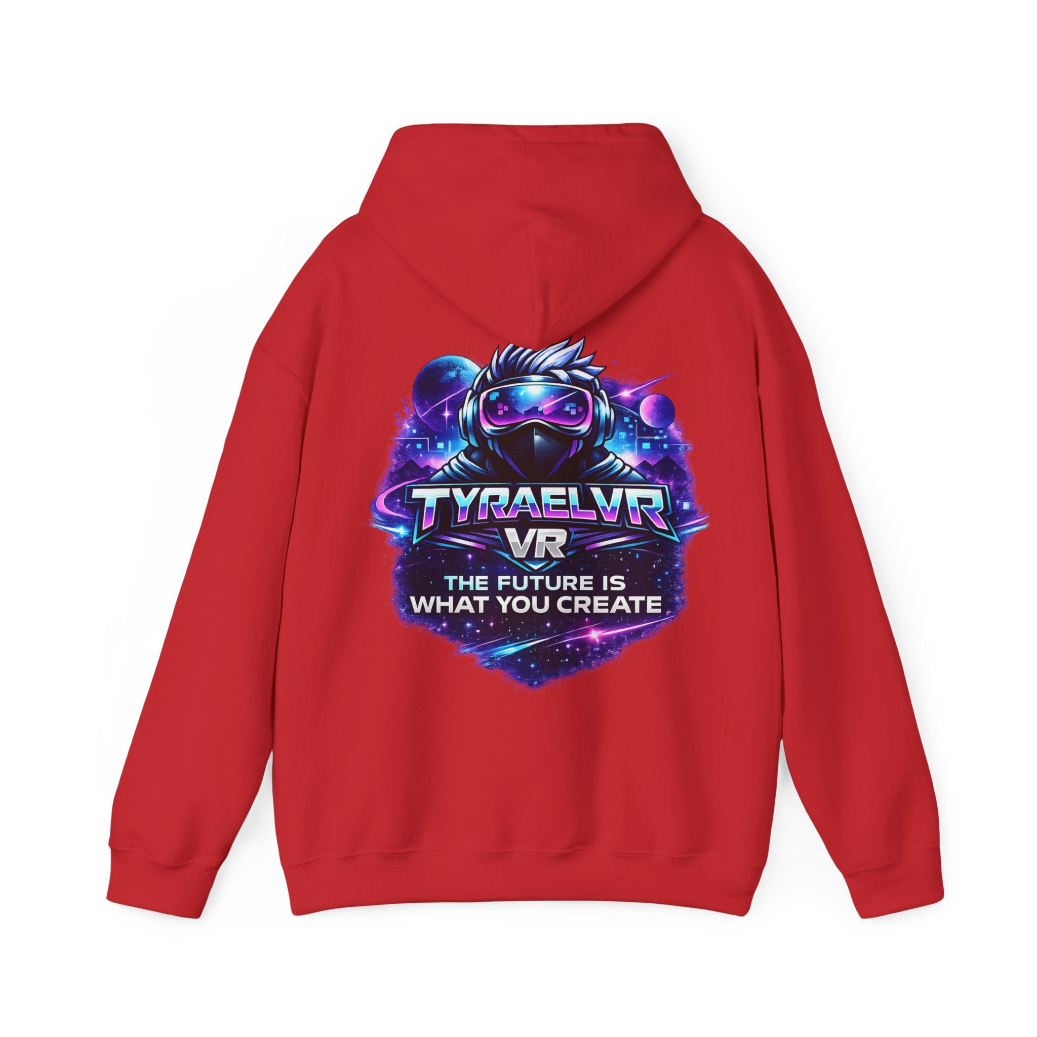 Tyrael VR Hoodie — Neon Cyber Gamer Logo Pullover
