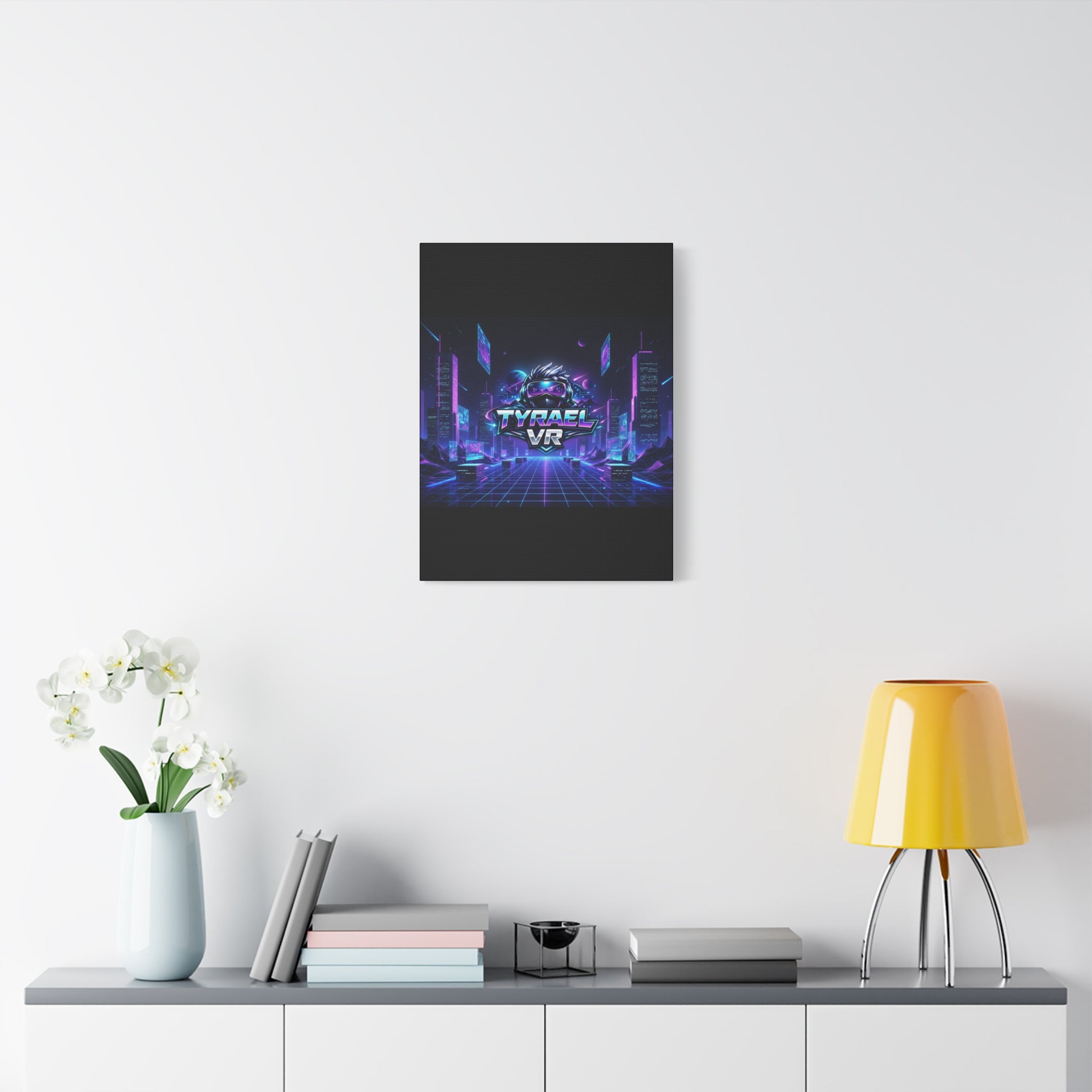 Tyrael VR Retro Futuristic Canvas Print