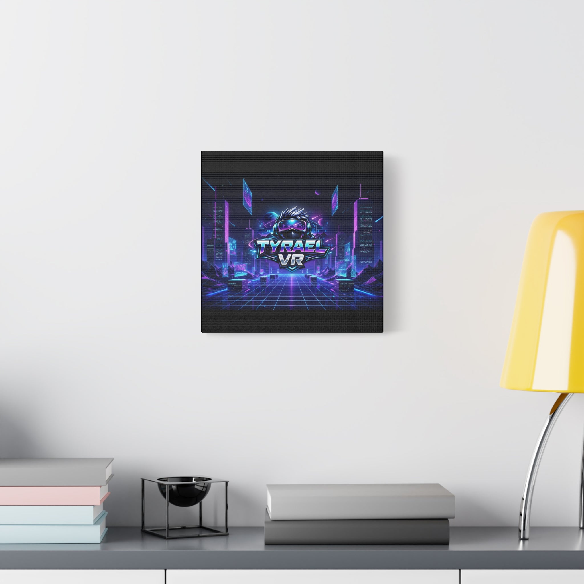 Tyrael VR Retro Futuristic Canvas Print