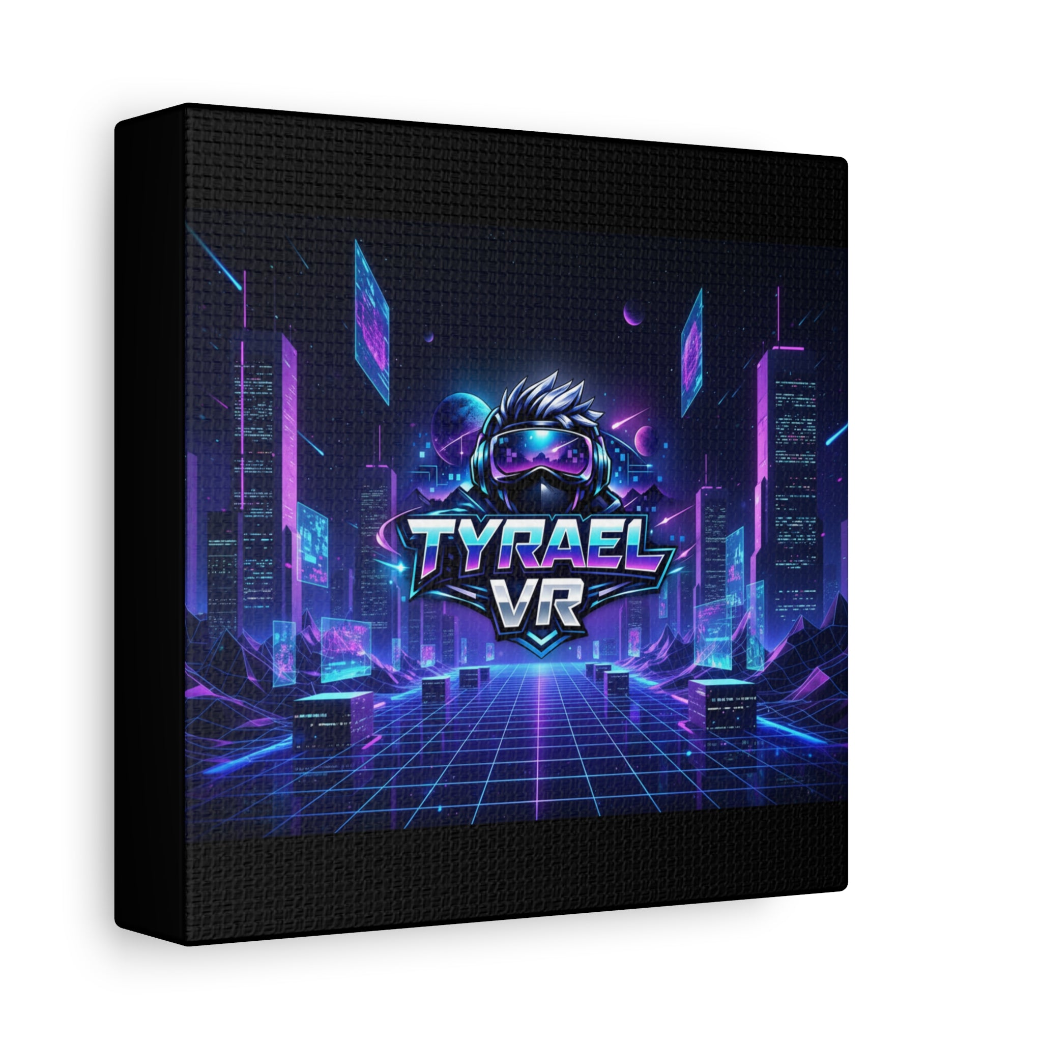 Tyrael VR Retro Futuristic Canvas Print