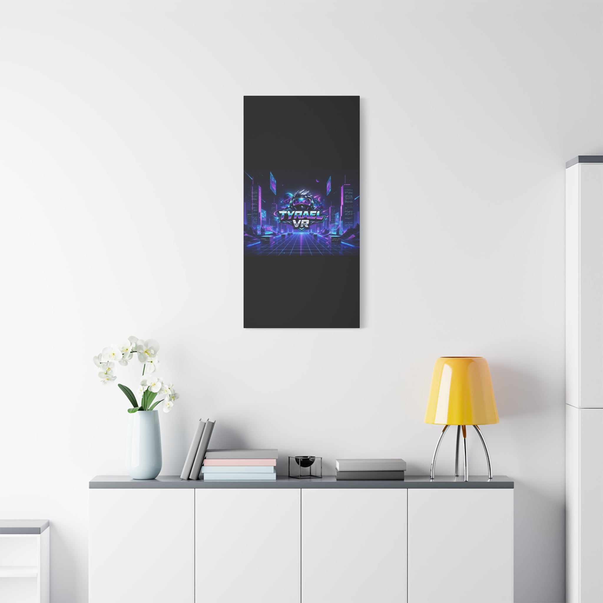 Tyrael VR Retro Futuristic Canvas Print