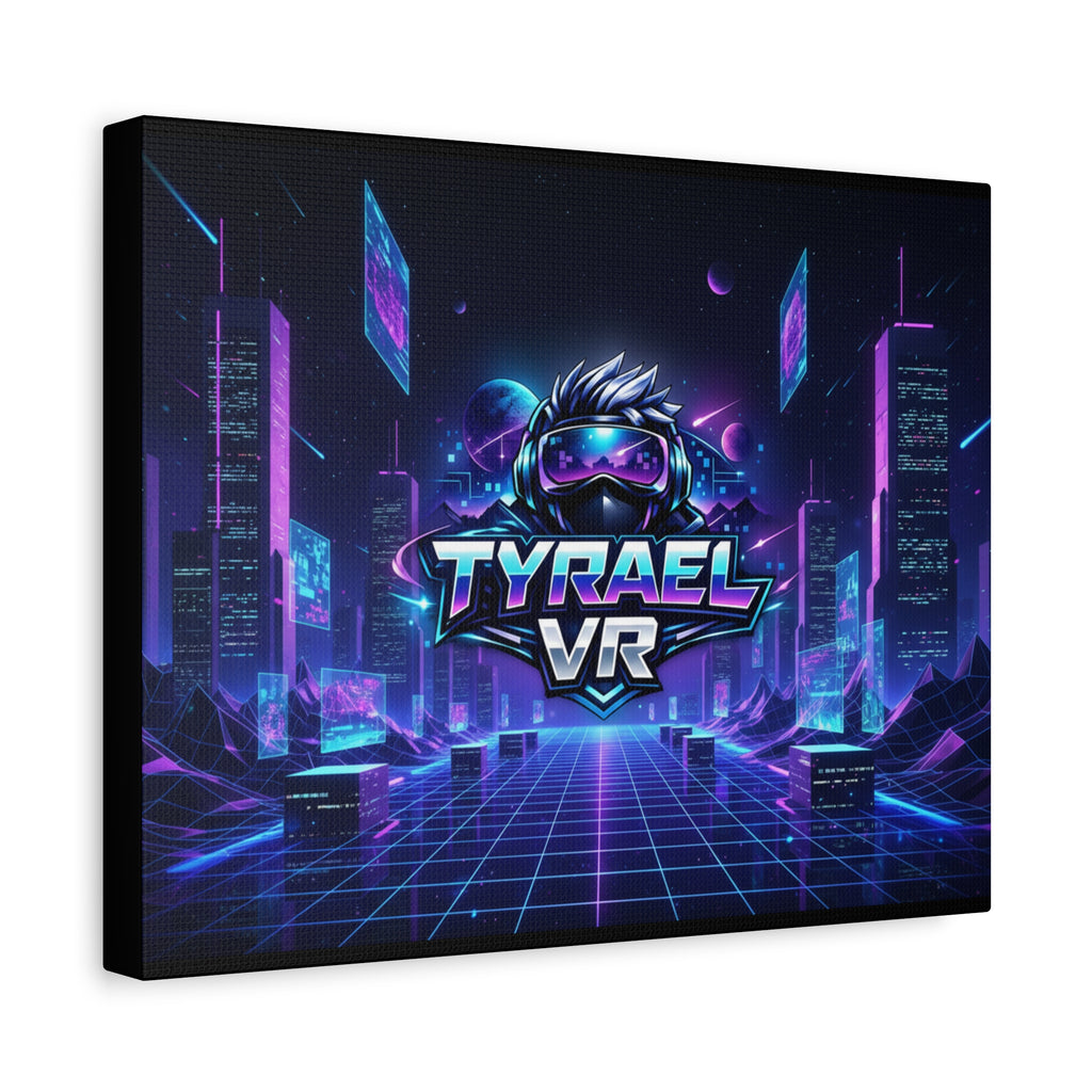 Tyrael VR Retro Futuristic Canvas Print