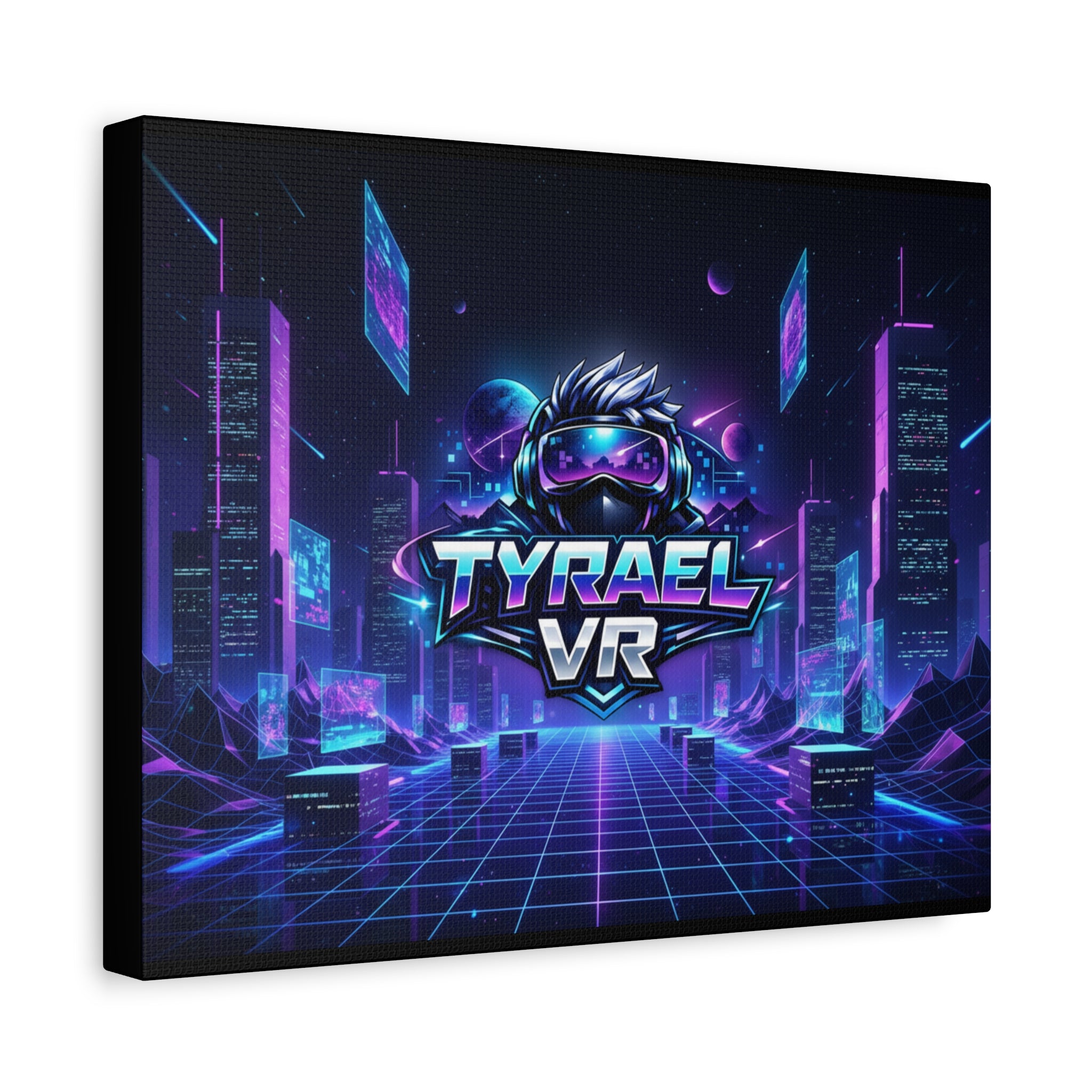 Tyrael VR Retro Futuristic Canvas Print