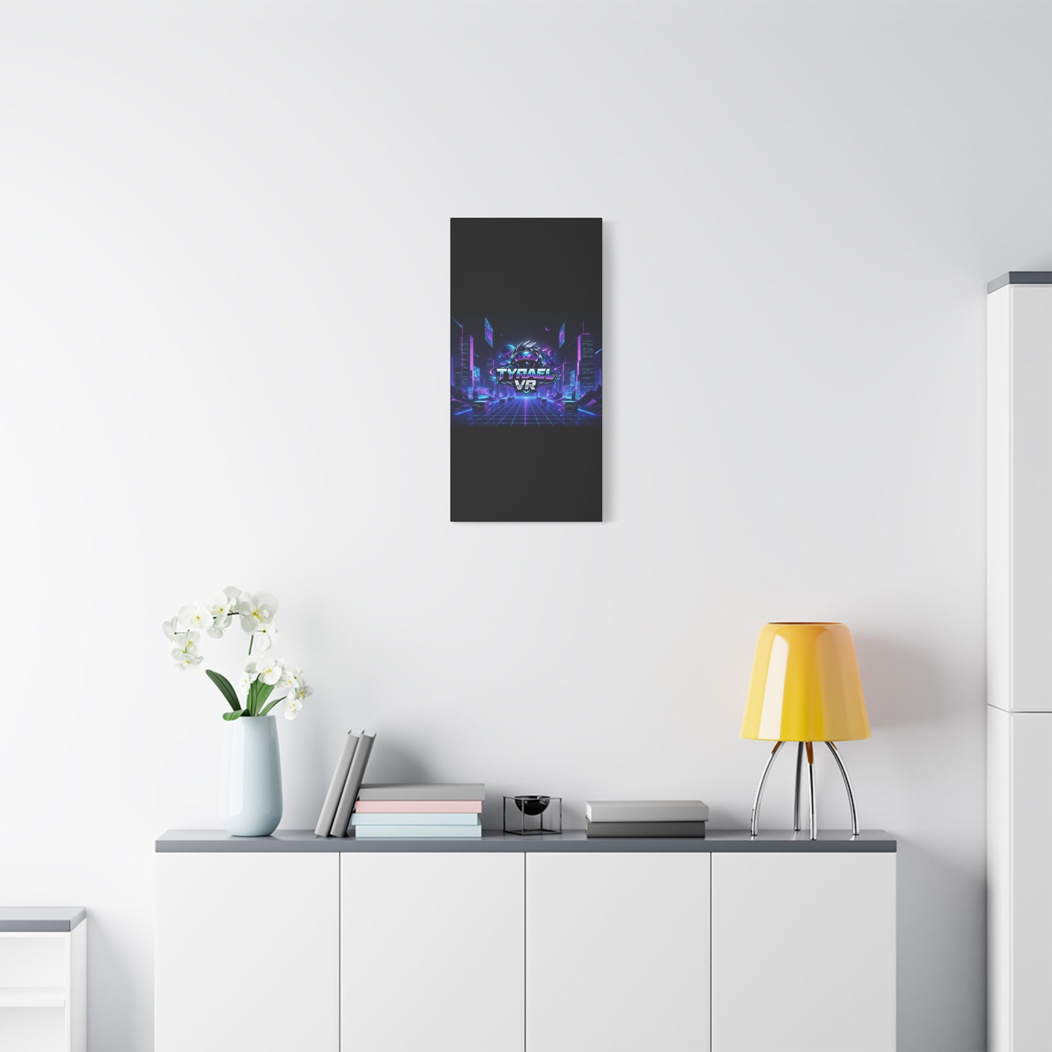 Tyrael VR Retro Futuristic Canvas Print