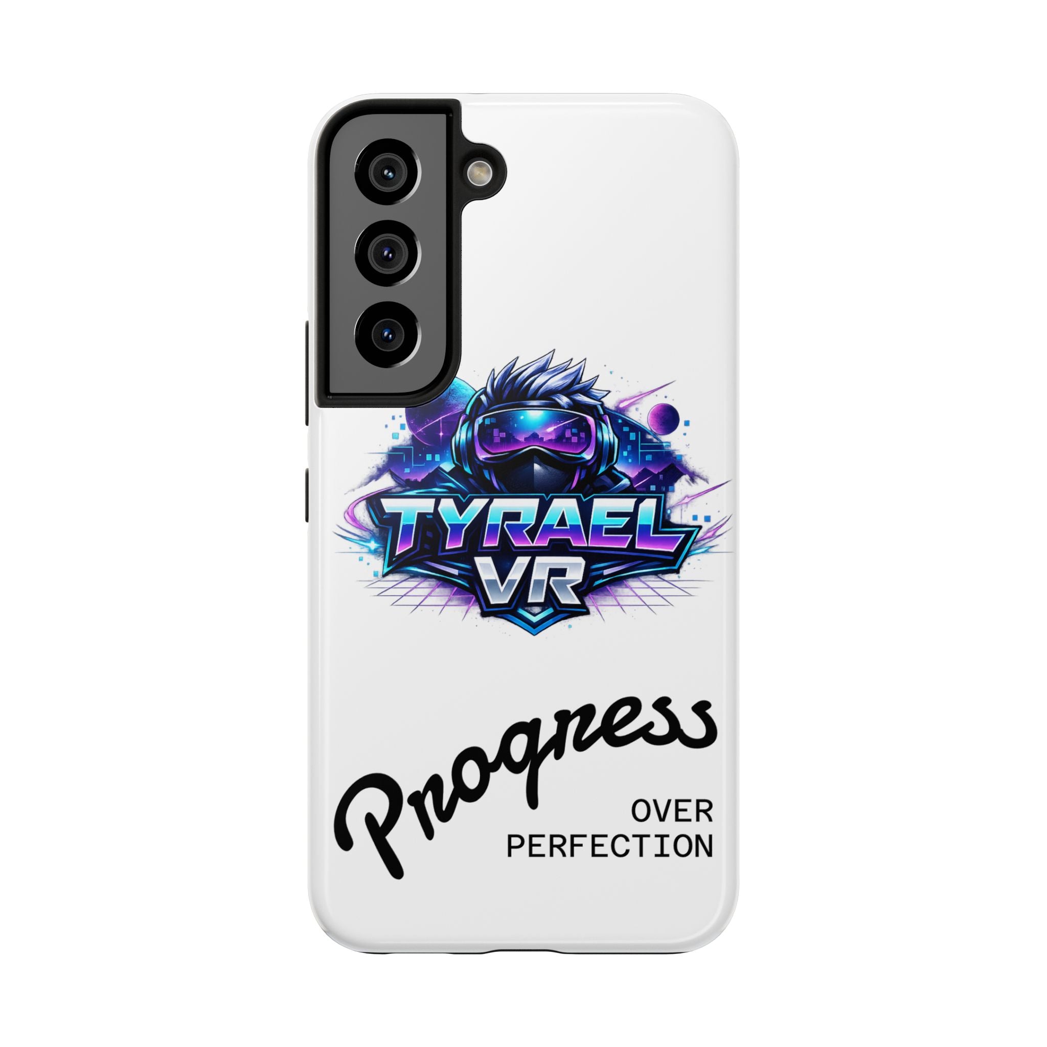 Tyrael VR Tough Phone Case — 'Progress Over Perfection' Gamer Protective Case