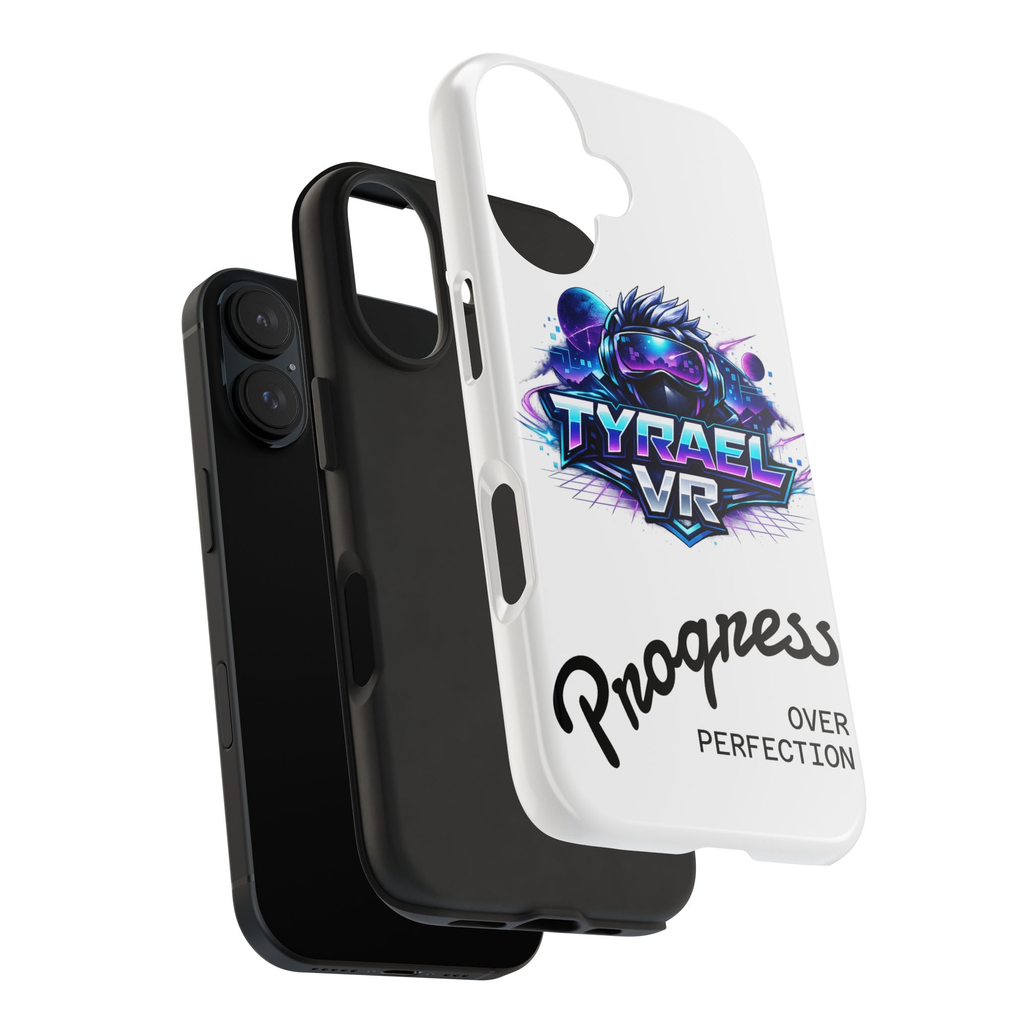 Tyrael VR Tough Phone Case — 'Progress Over Perfection' Gamer Protective Case
