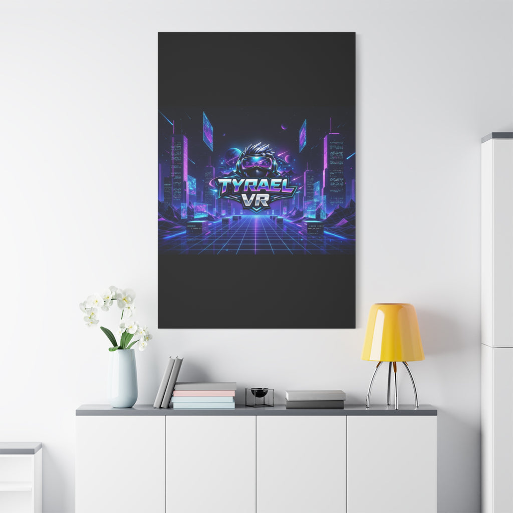 Tyrael VR Retro Futuristic Canvas Print