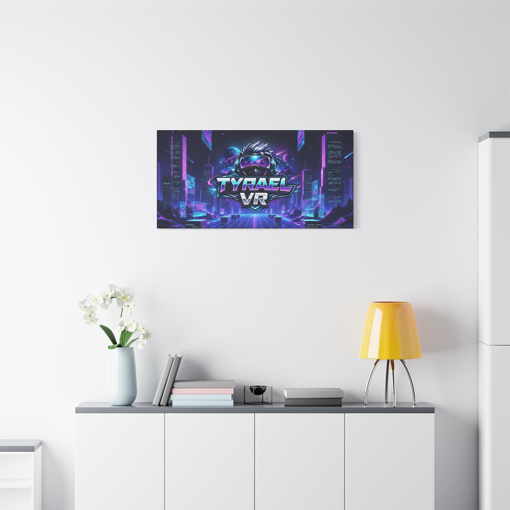 Tyrael VR Retro Futuristic Canvas Print