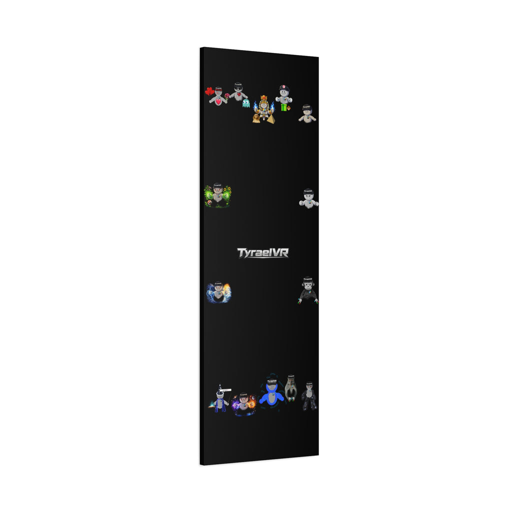 TyraelVR Gamer Mascot Canvas Print — Stretched Matte Wall Art