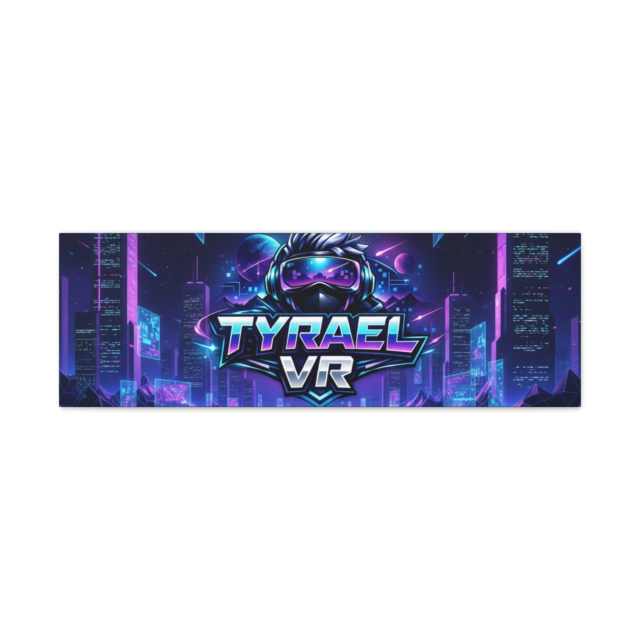 Tyrael VR Retro Futuristic Canvas Print