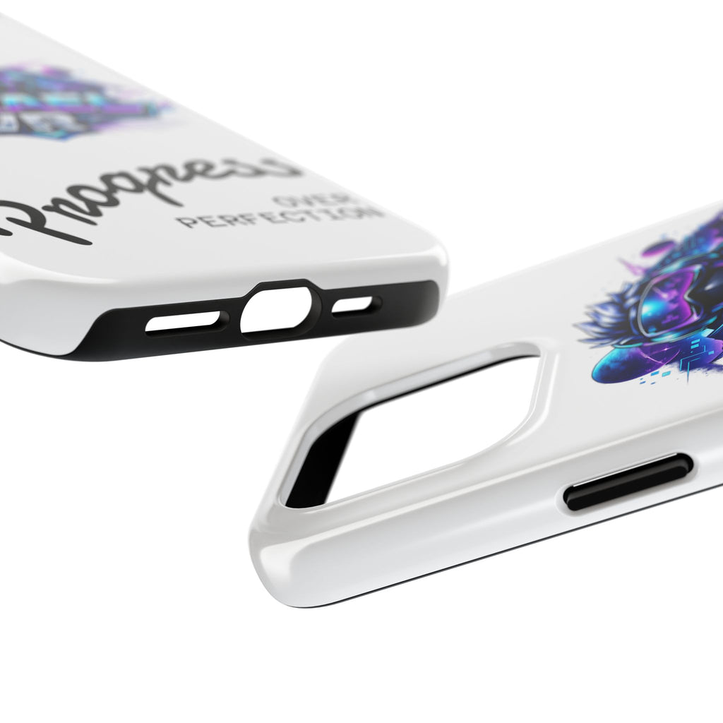 Tyrael VR Tough Phone Case — 'Progress Over Perfection' Gamer Protective Case