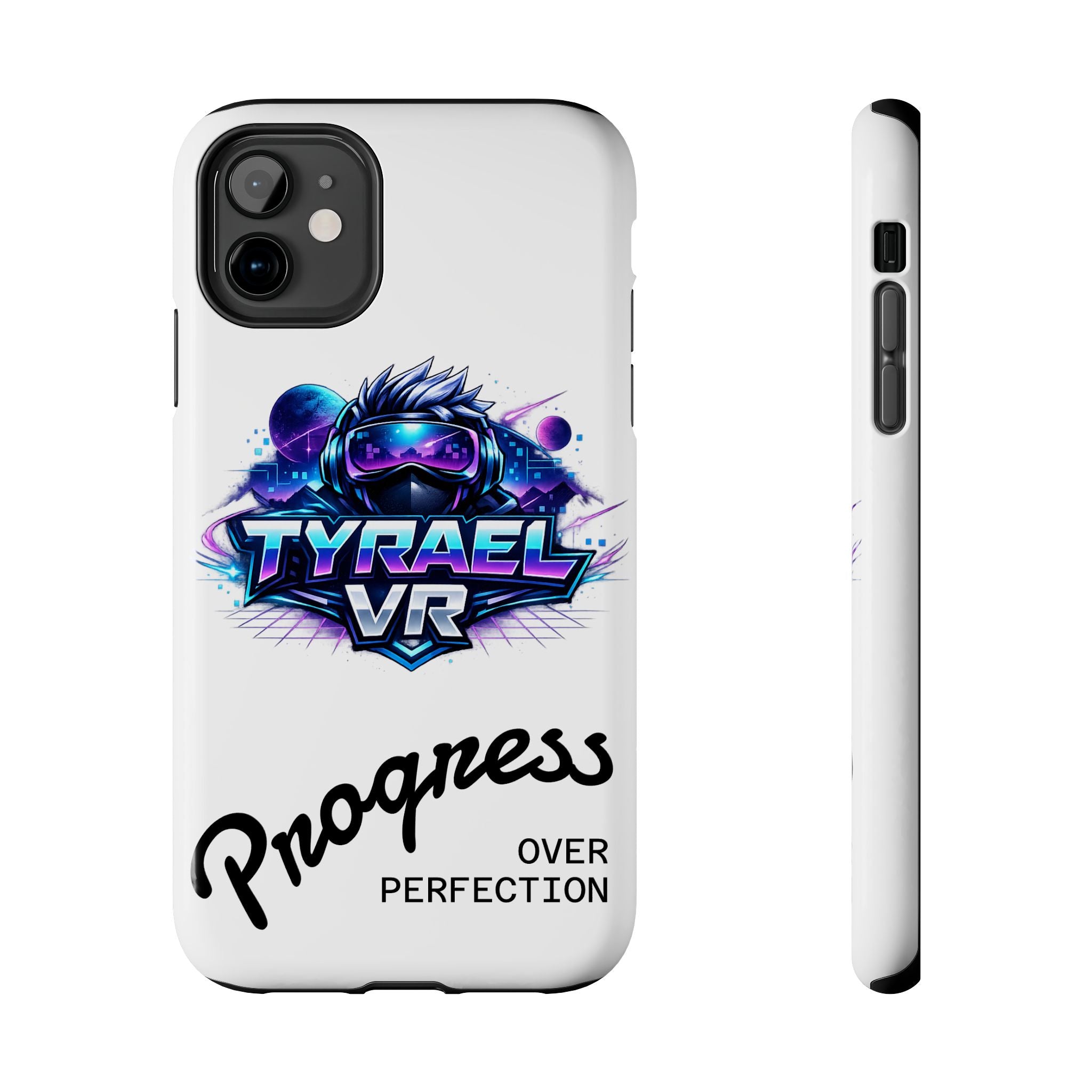 Tyrael VR Tough Phone Case — 'Progress Over Perfection' Gamer Protective Case