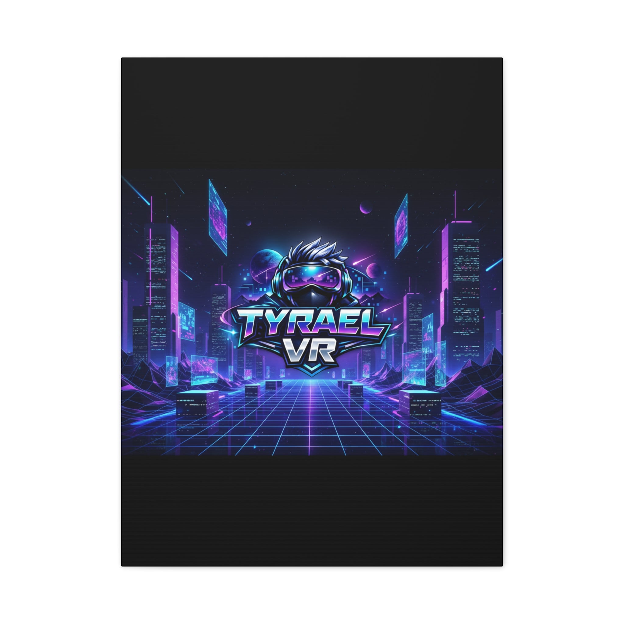 Tyrael VR Retro Futuristic Canvas Print