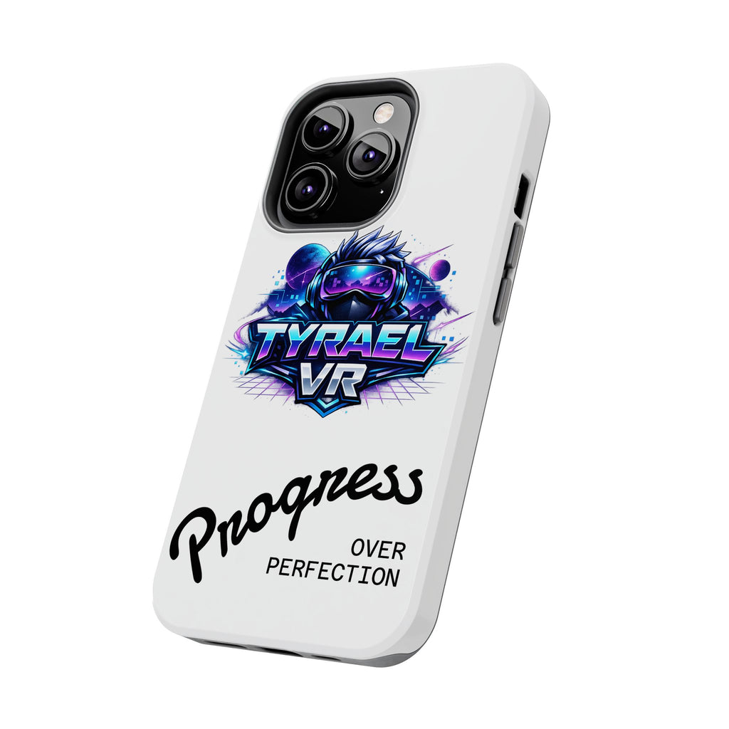 Tyrael VR Tough Phone Case — 'Progress Over Perfection' Gamer Protective Case