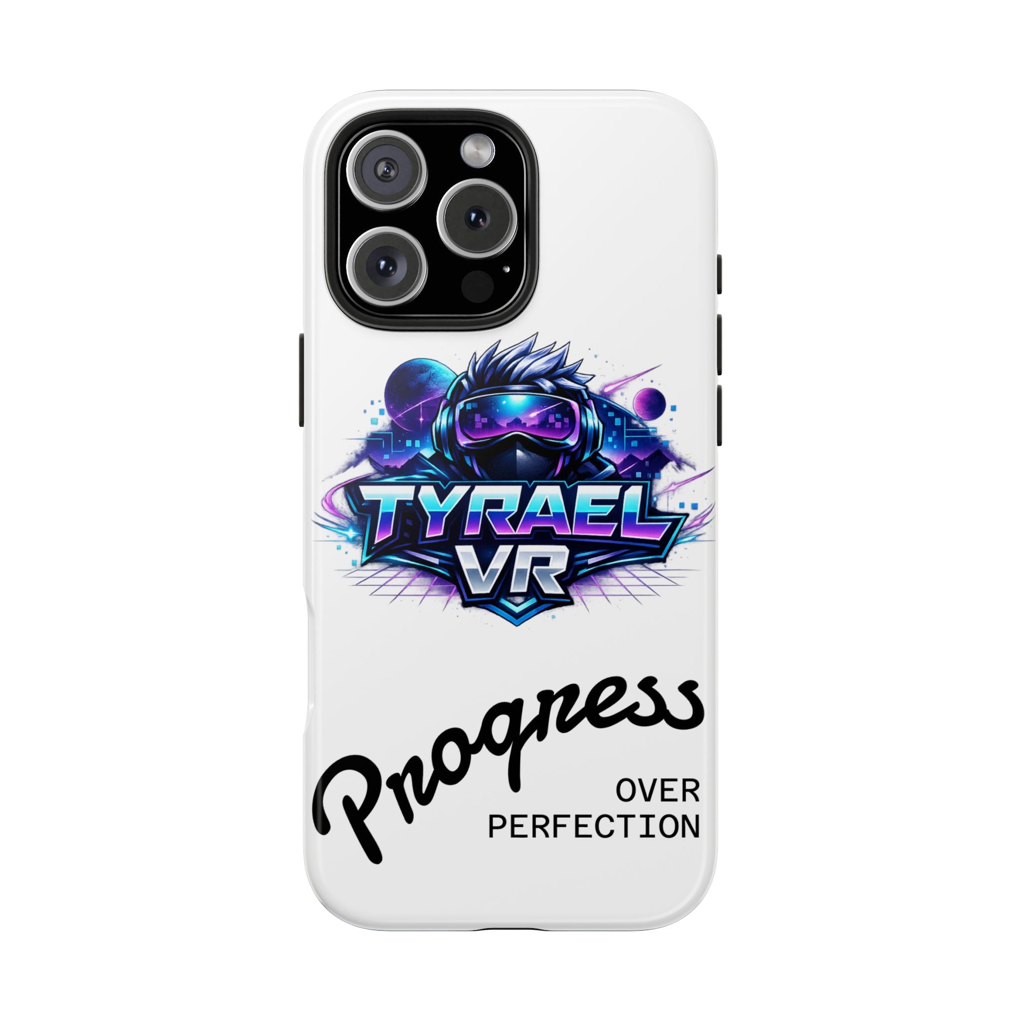 Tyrael VR Tough Phone Case — 'Progress Over Perfection' Gamer Protective Case