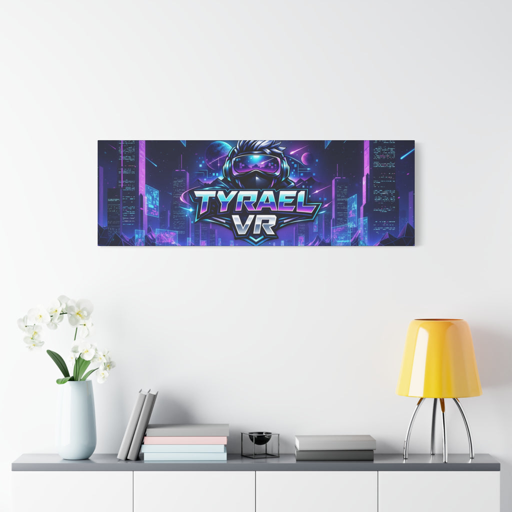Tyrael VR Retro Futuristic Canvas Print
