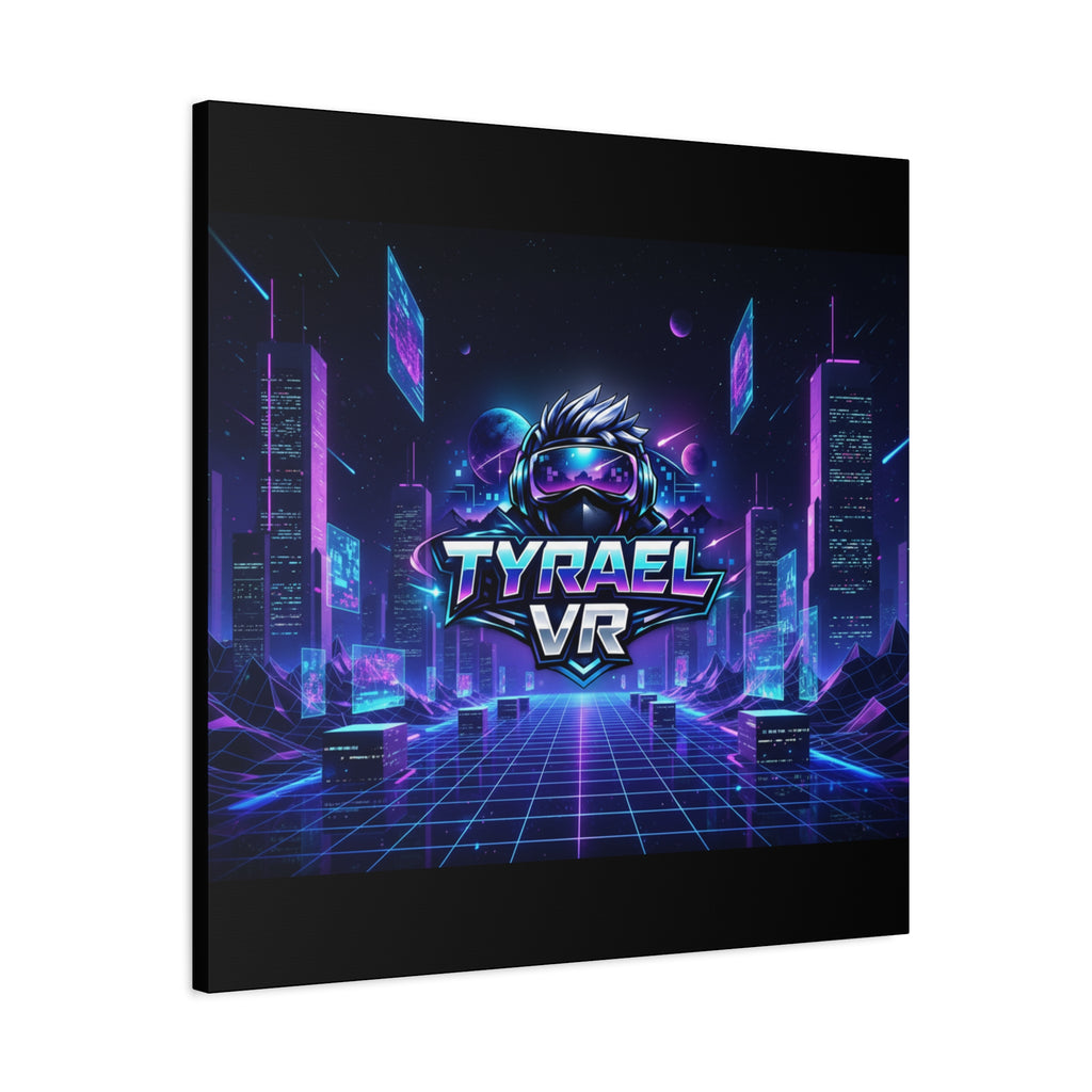 Tyrael VR Retro Futuristic Canvas Print