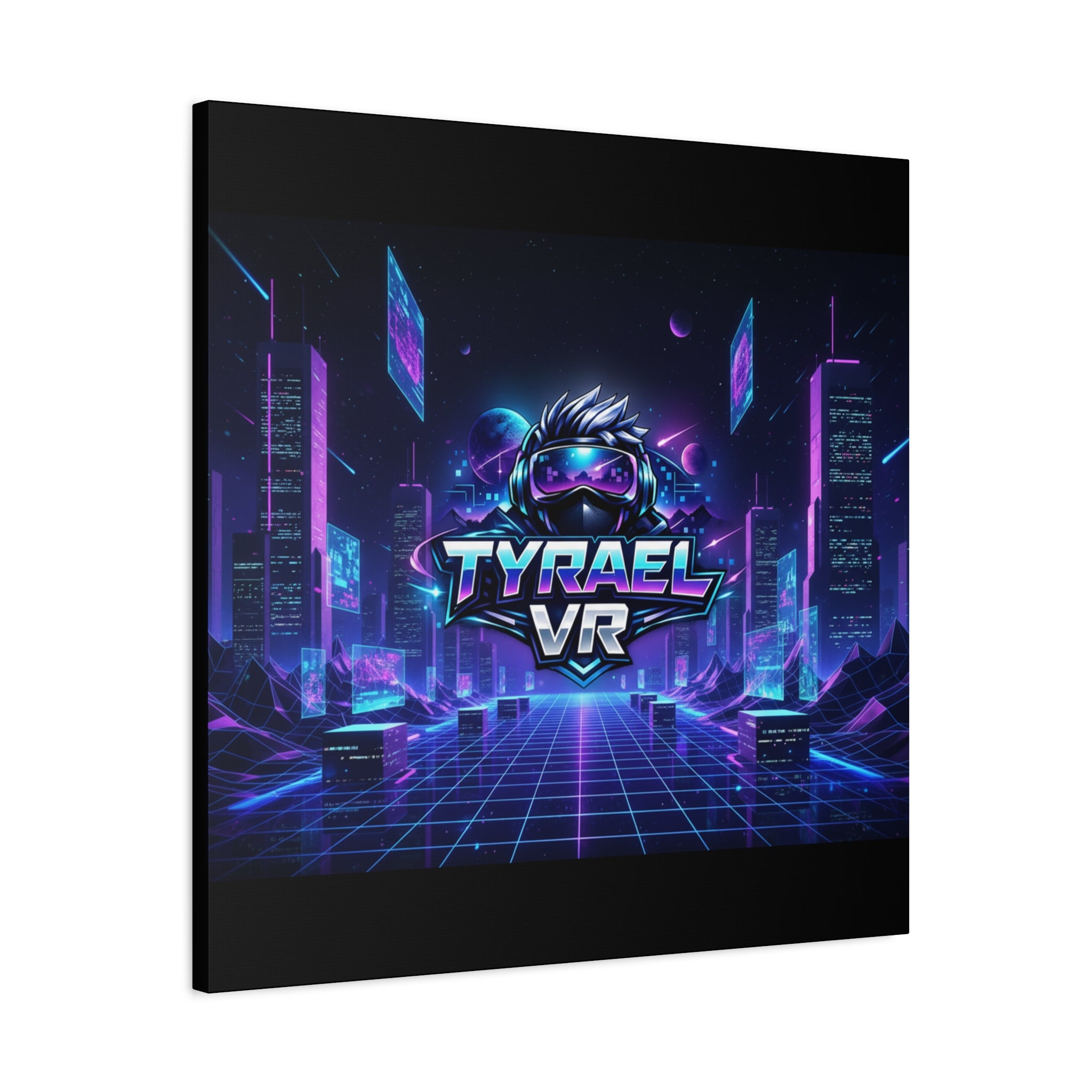 Tyrael VR Retro Futuristic Canvas Print