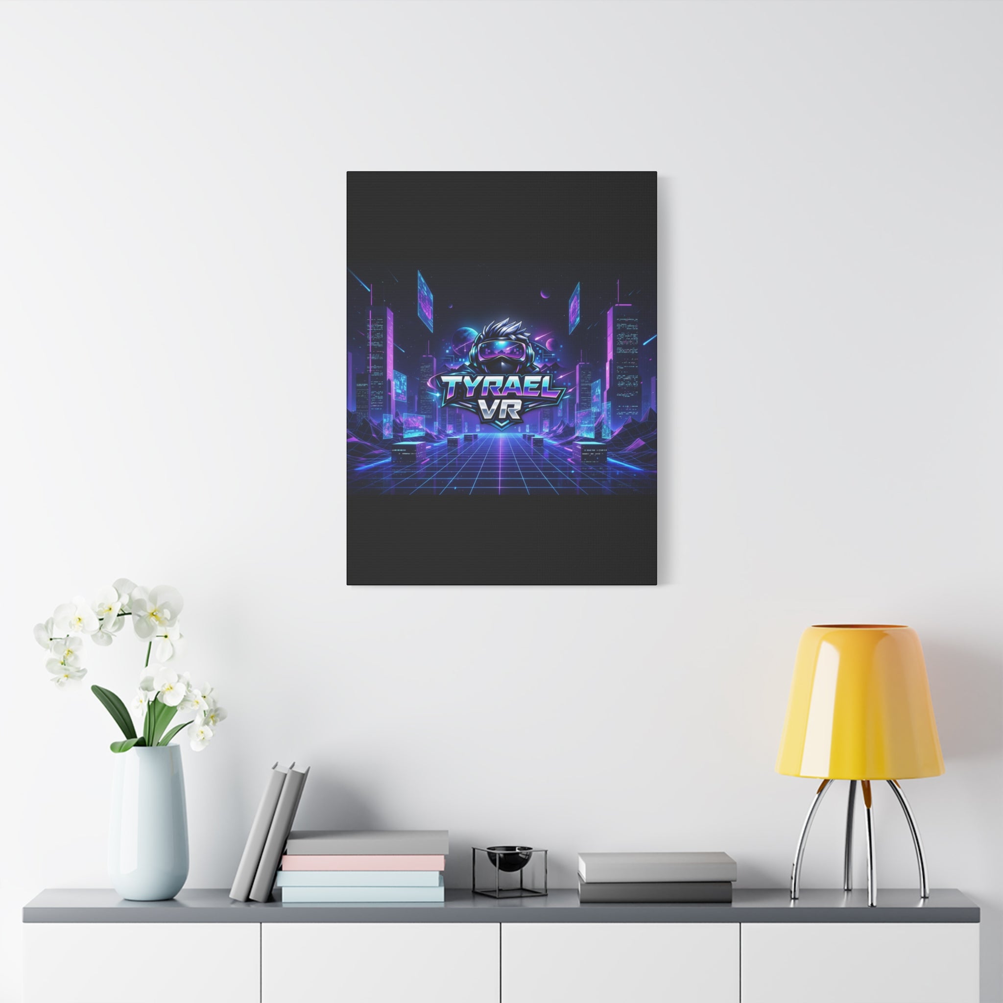 Tyrael VR Retro Futuristic Canvas Print